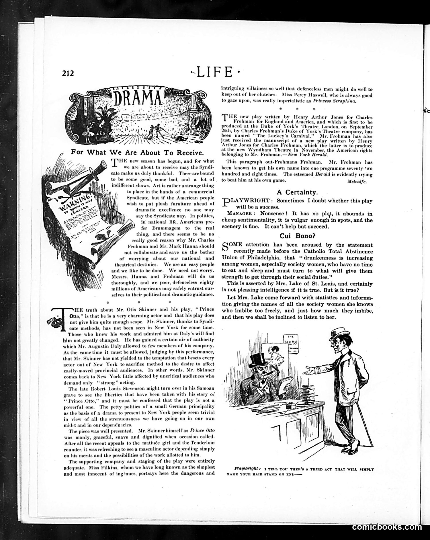Life — September 13, 1900 — page 12: Life, 1900-09-13