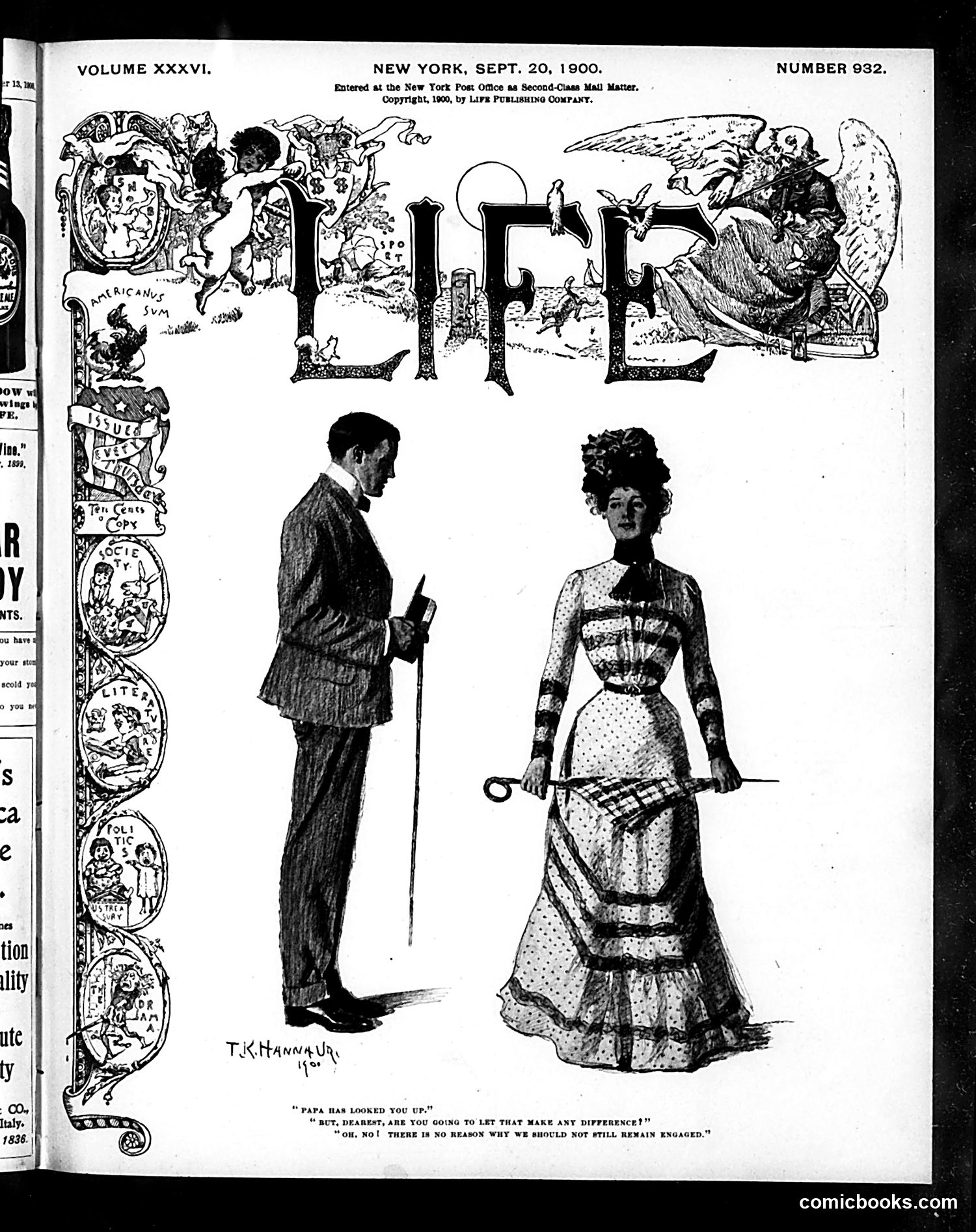 Life — September 20, 1900 — page 1: Life, 1900-09-20