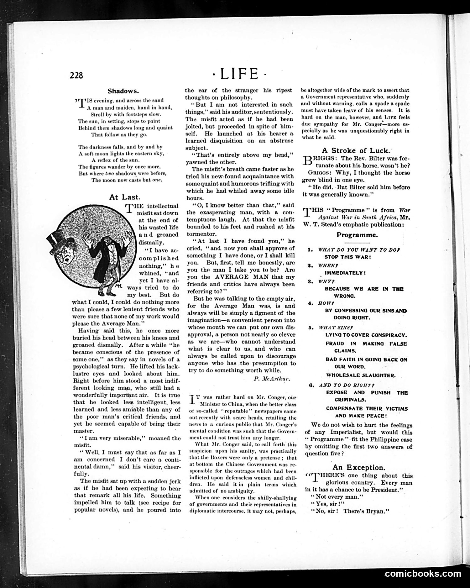 Life — September 20, 1900 — page 8: Life, 1900-09-20