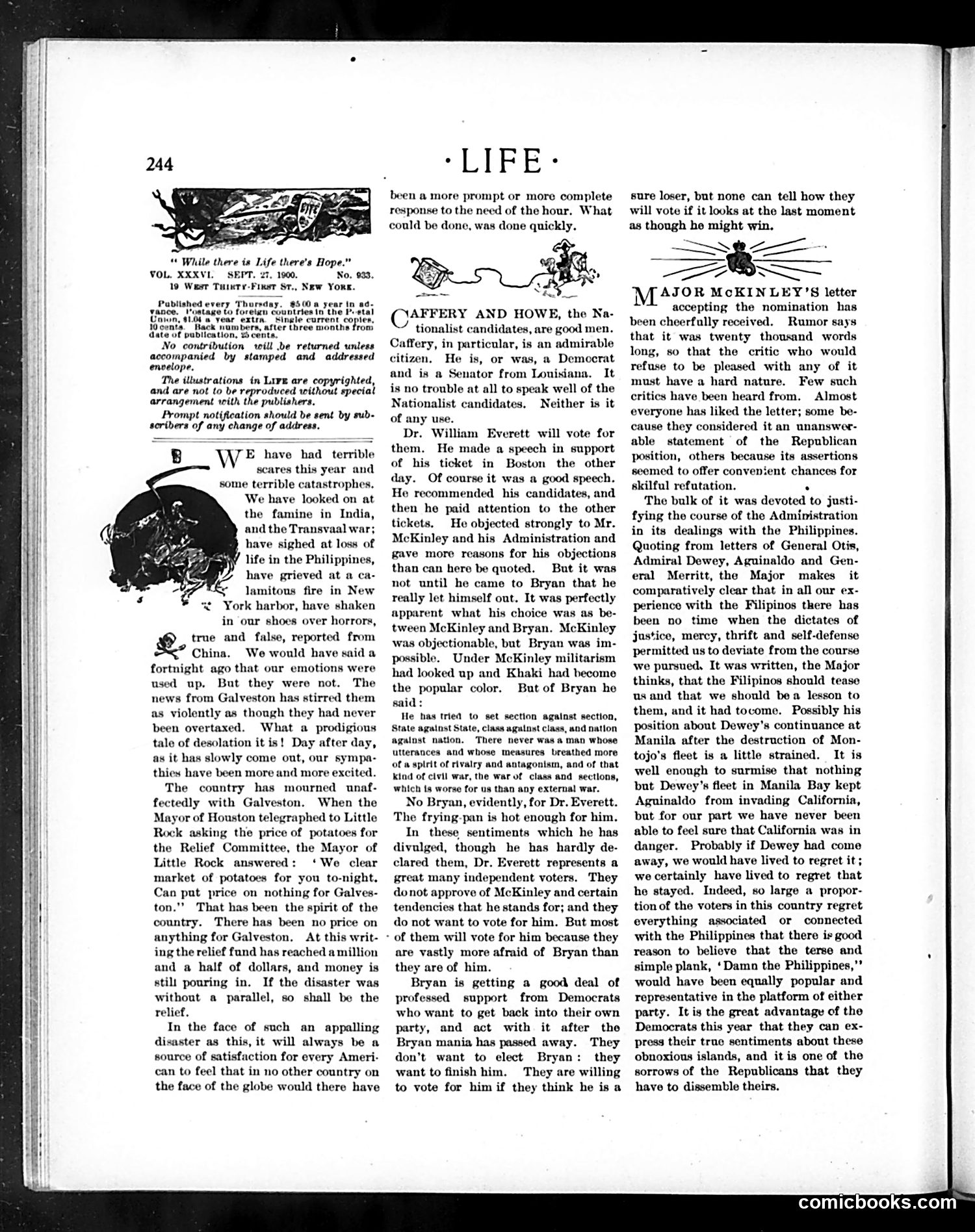 Life — September 27, 1900 — page 4: Life, 1900-09-27