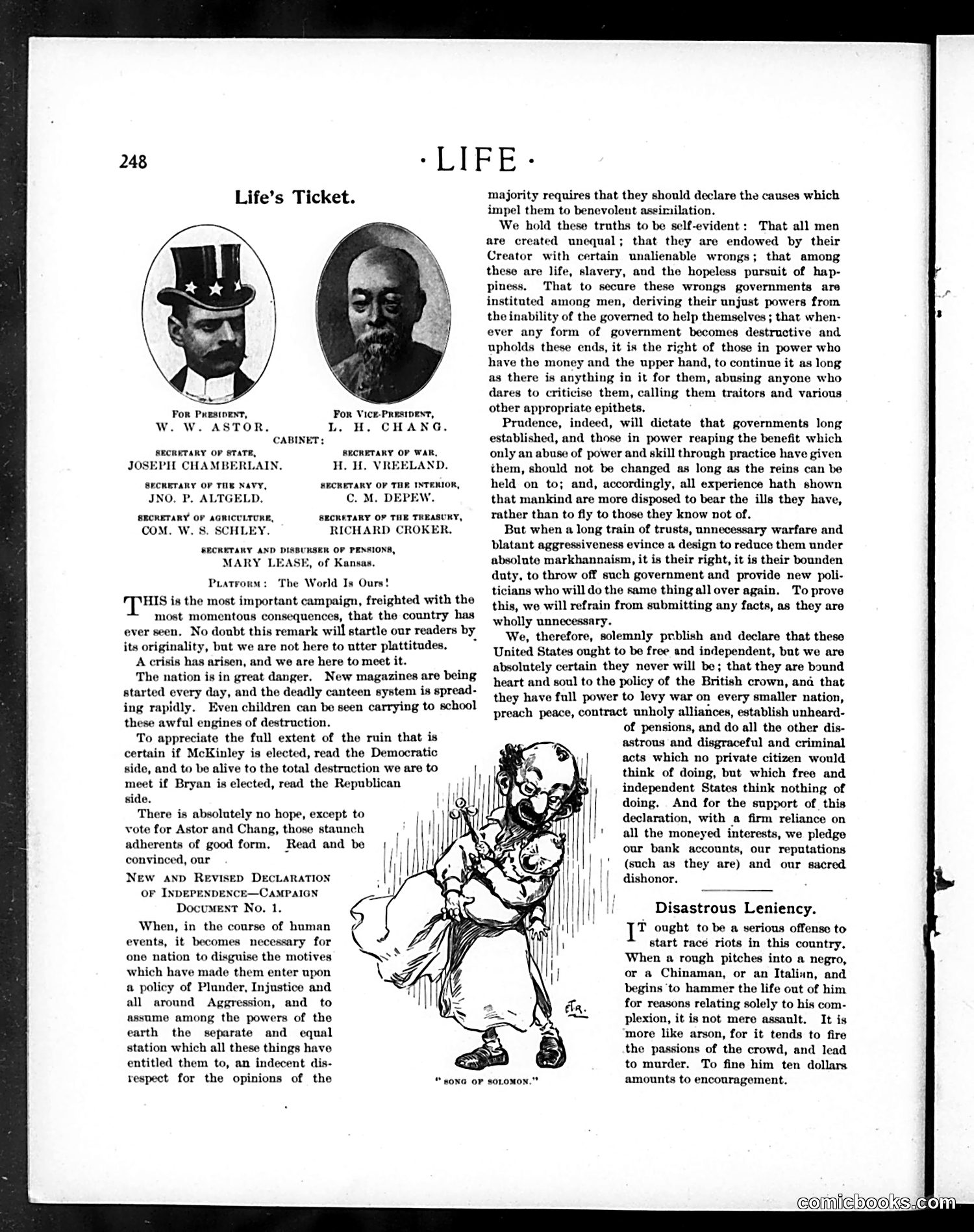 Life — September 27, 1900 — page 8: Life, 1900-09-27