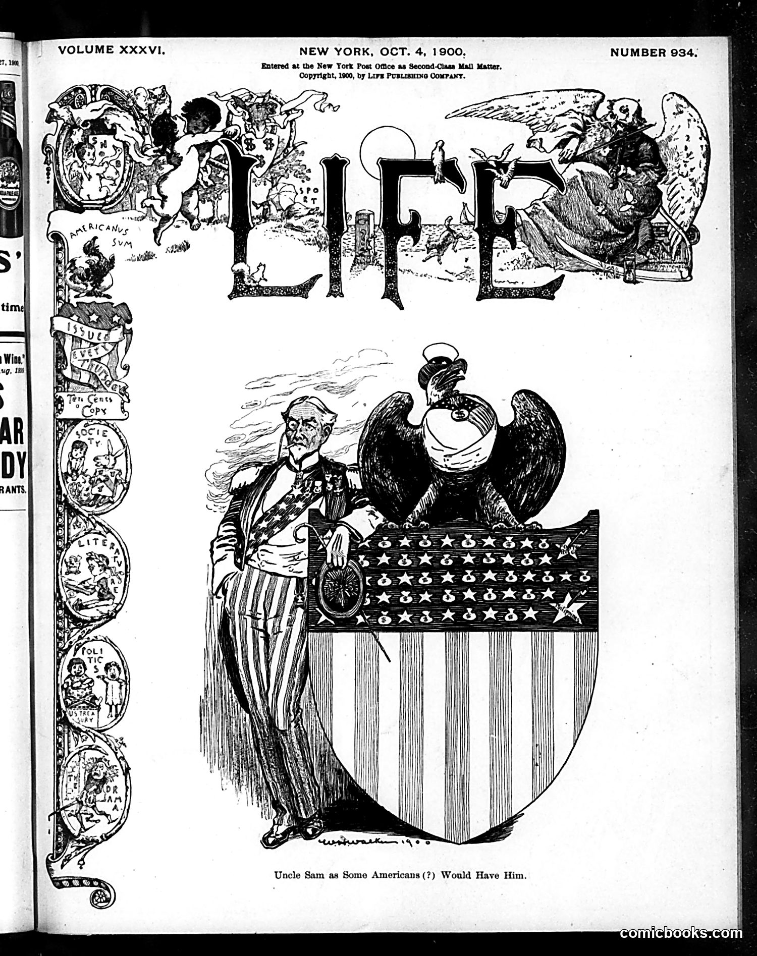 Life — October 4, 1900 — page 1: Life, 1900-10-04