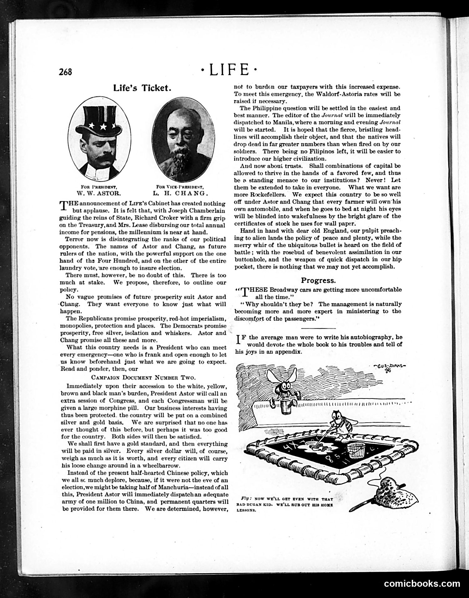 Life — October 4, 1900 — page 8: Life, 1900-10-04