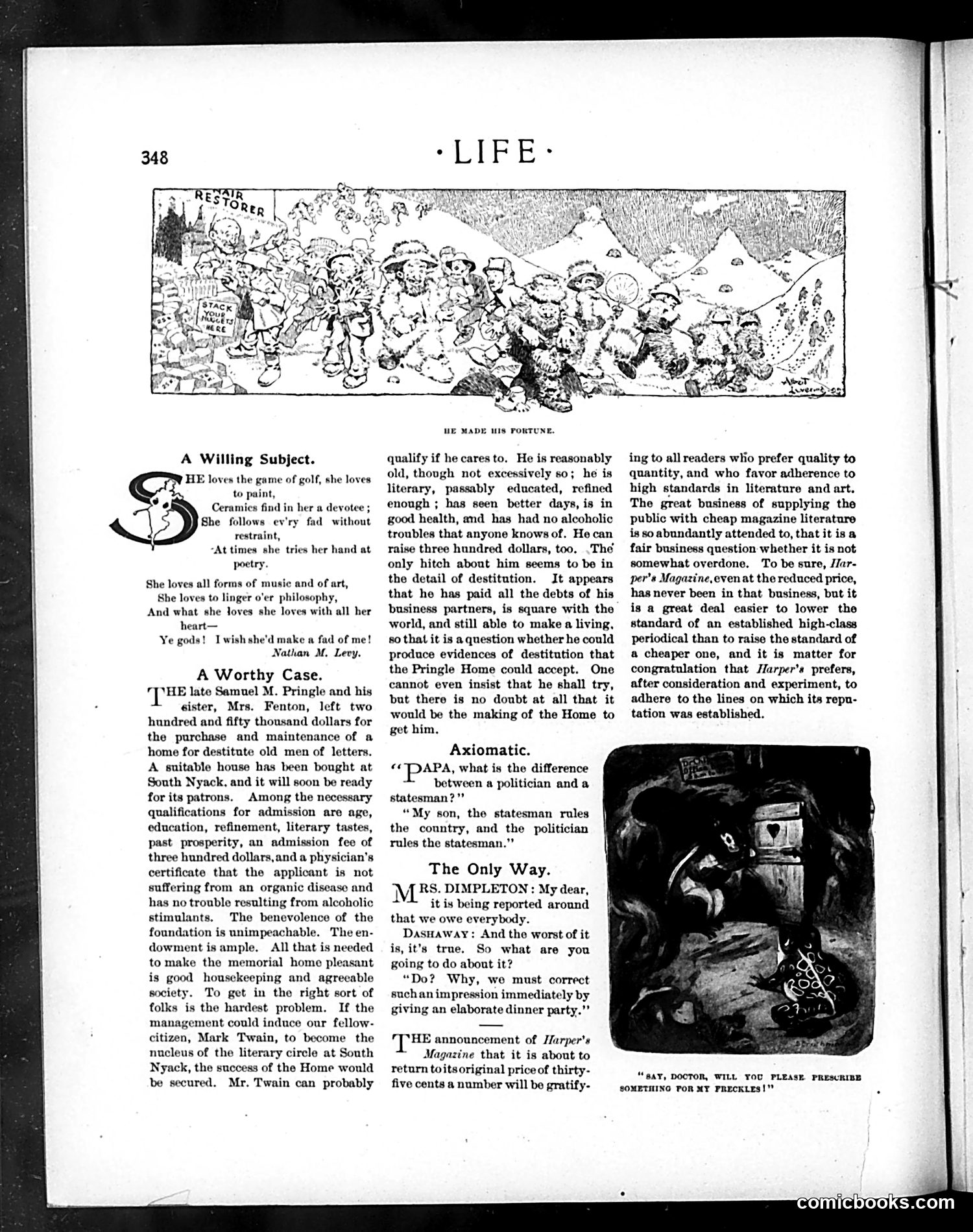 Life — November 1, 1900 — page 8: Life, 1900-11-01