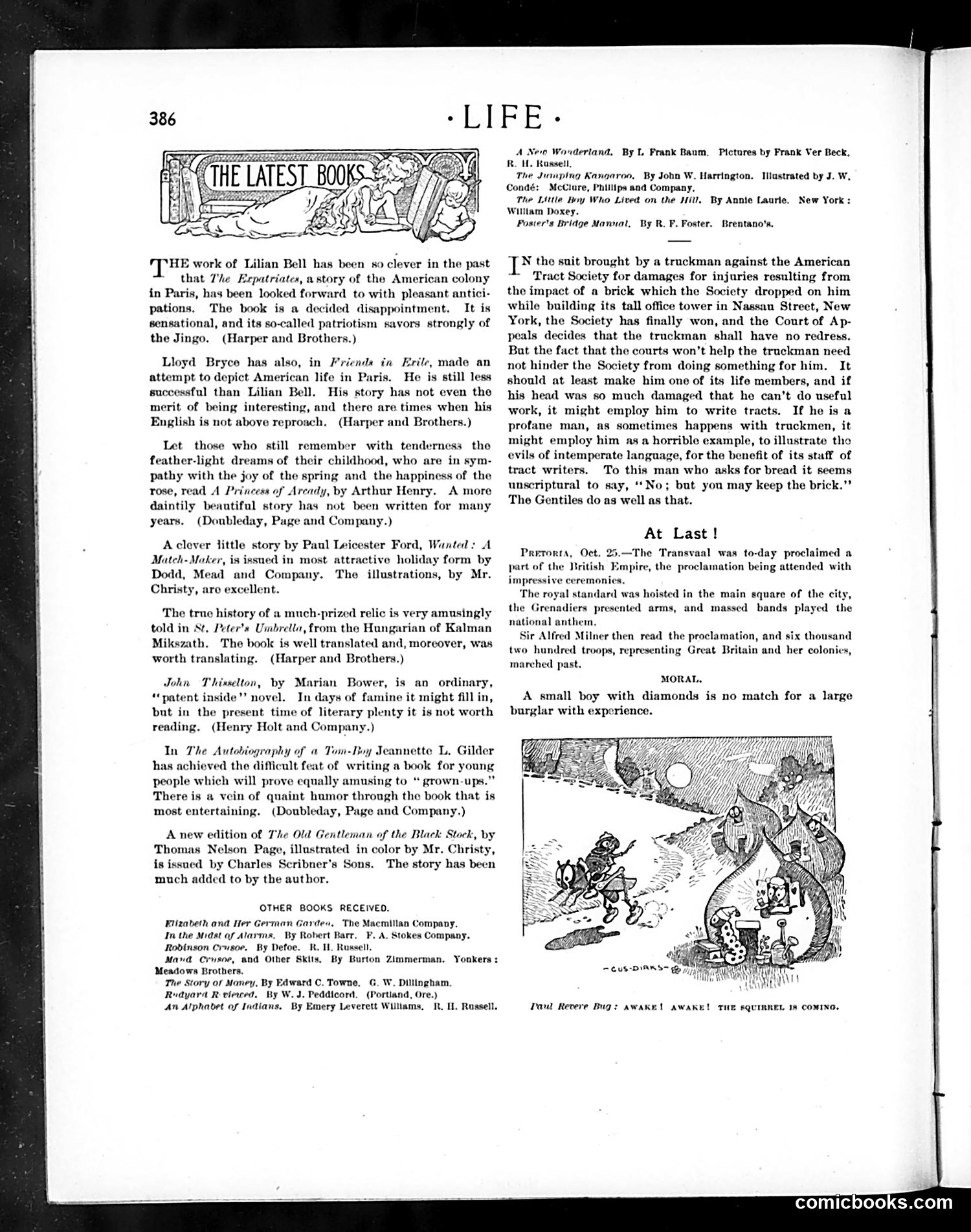 Life — November 15, 1900 — page 6: Life, 1900-11-15
