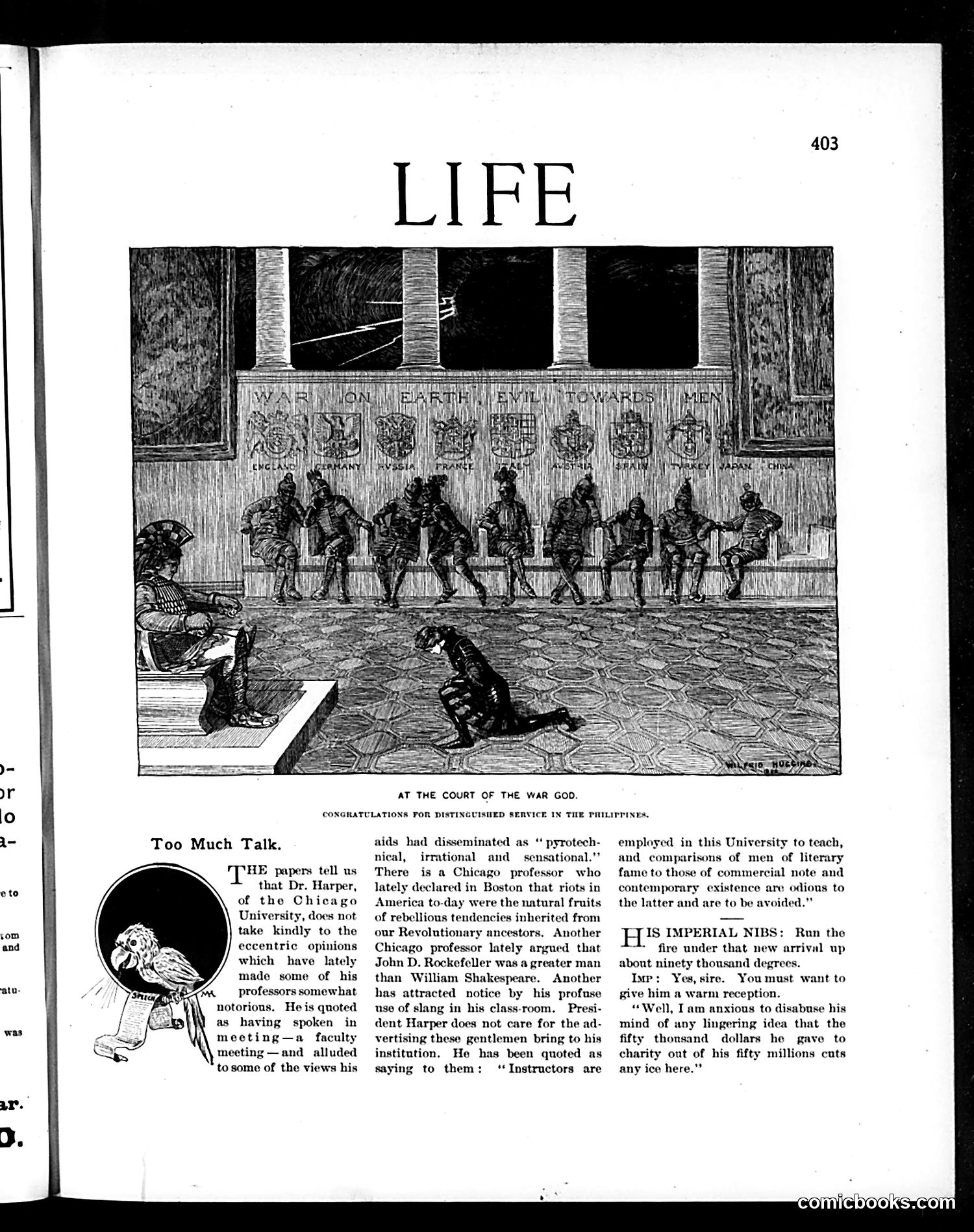Life — November 22, 1900 — page 3: Life, 1900-11-22