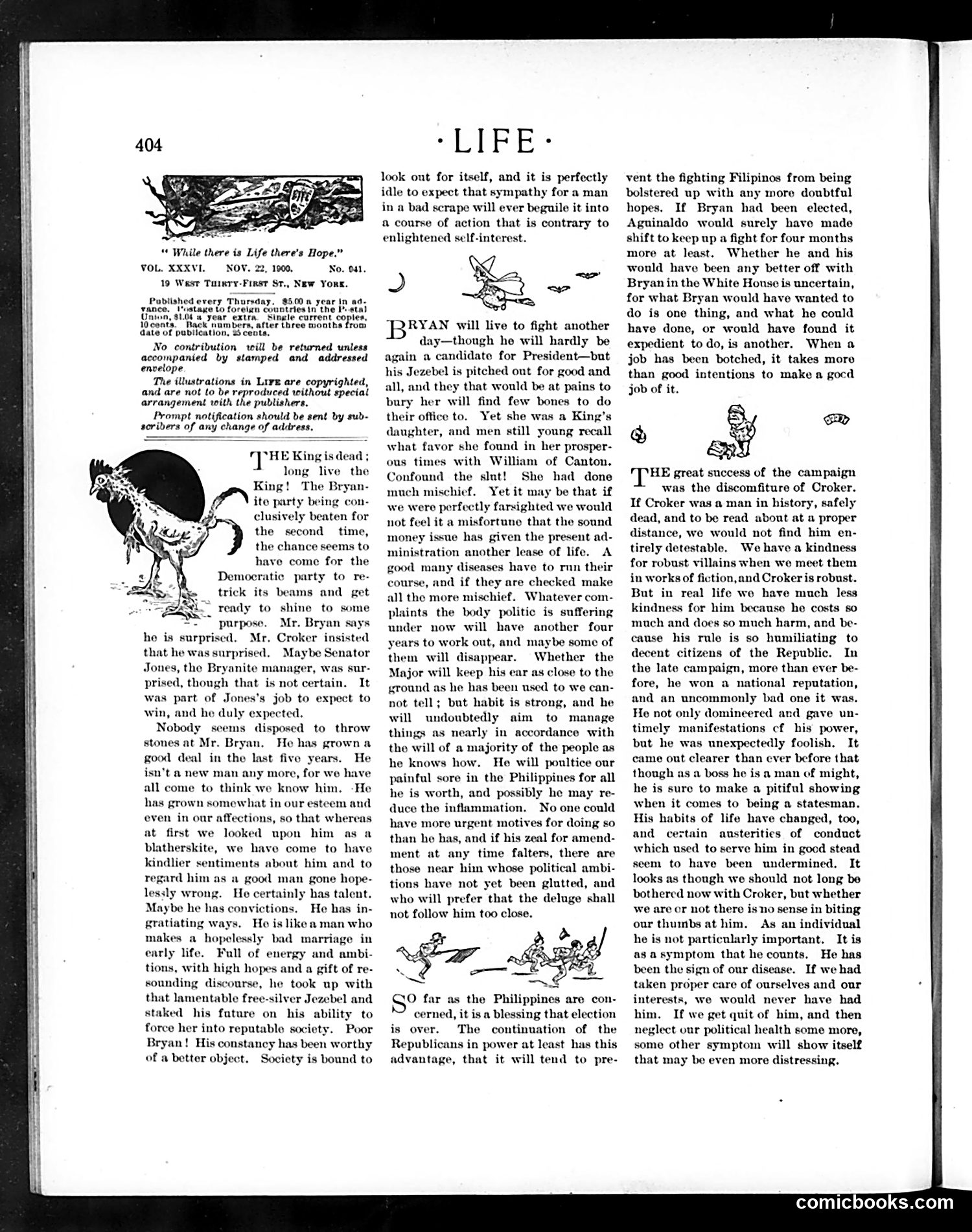 Life — November 22, 1900 — page 4: Life, 1900-11-22