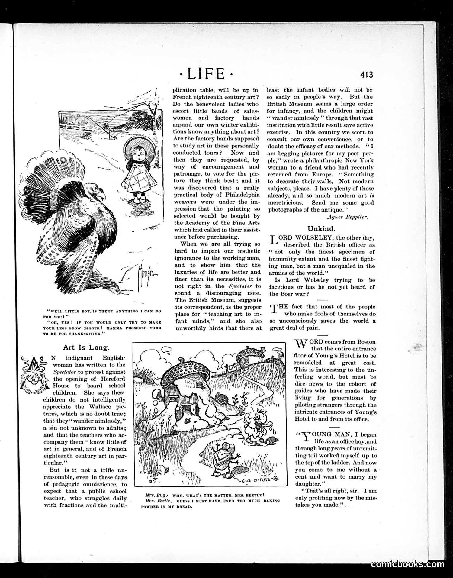 Life — November 22, 1900 — page 13: Life, 1900-11-22