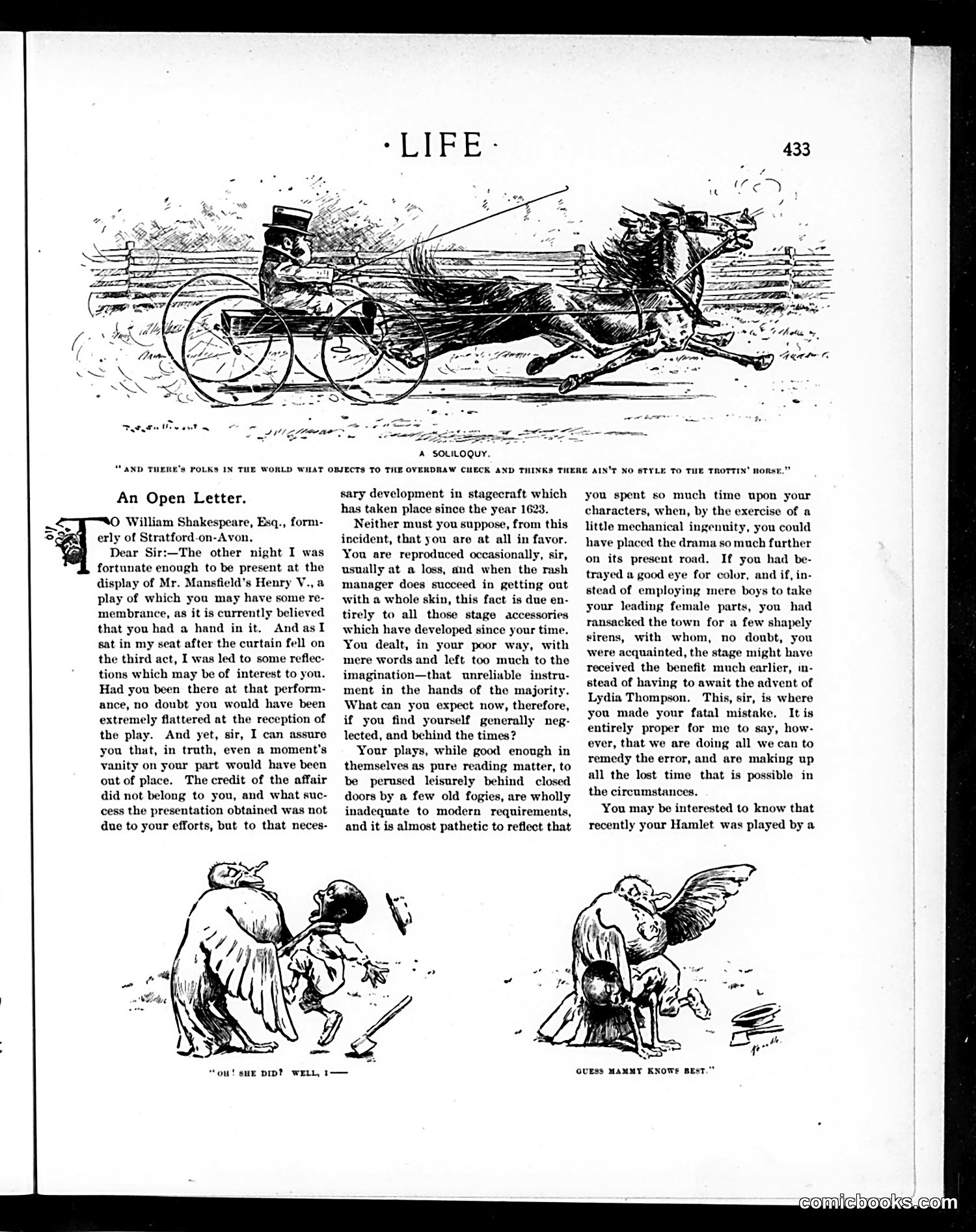 Life — November 29, 1900 — page 13: Life, 1900-11-29