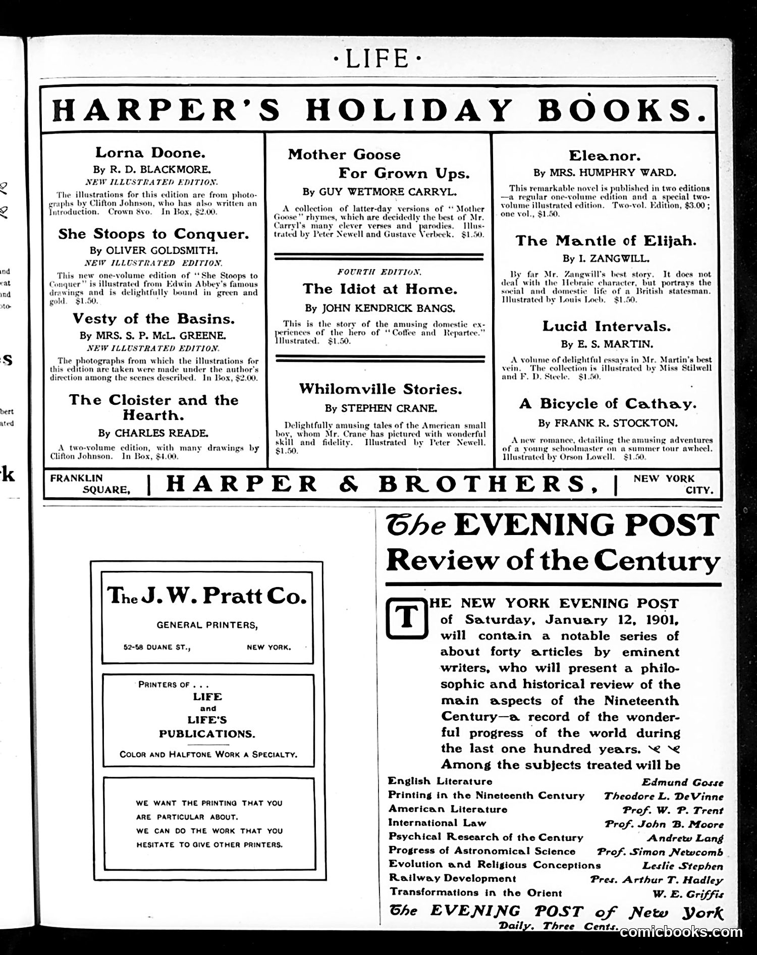 Life — December 1, 1900 — page 7: Life, 1900-12-01