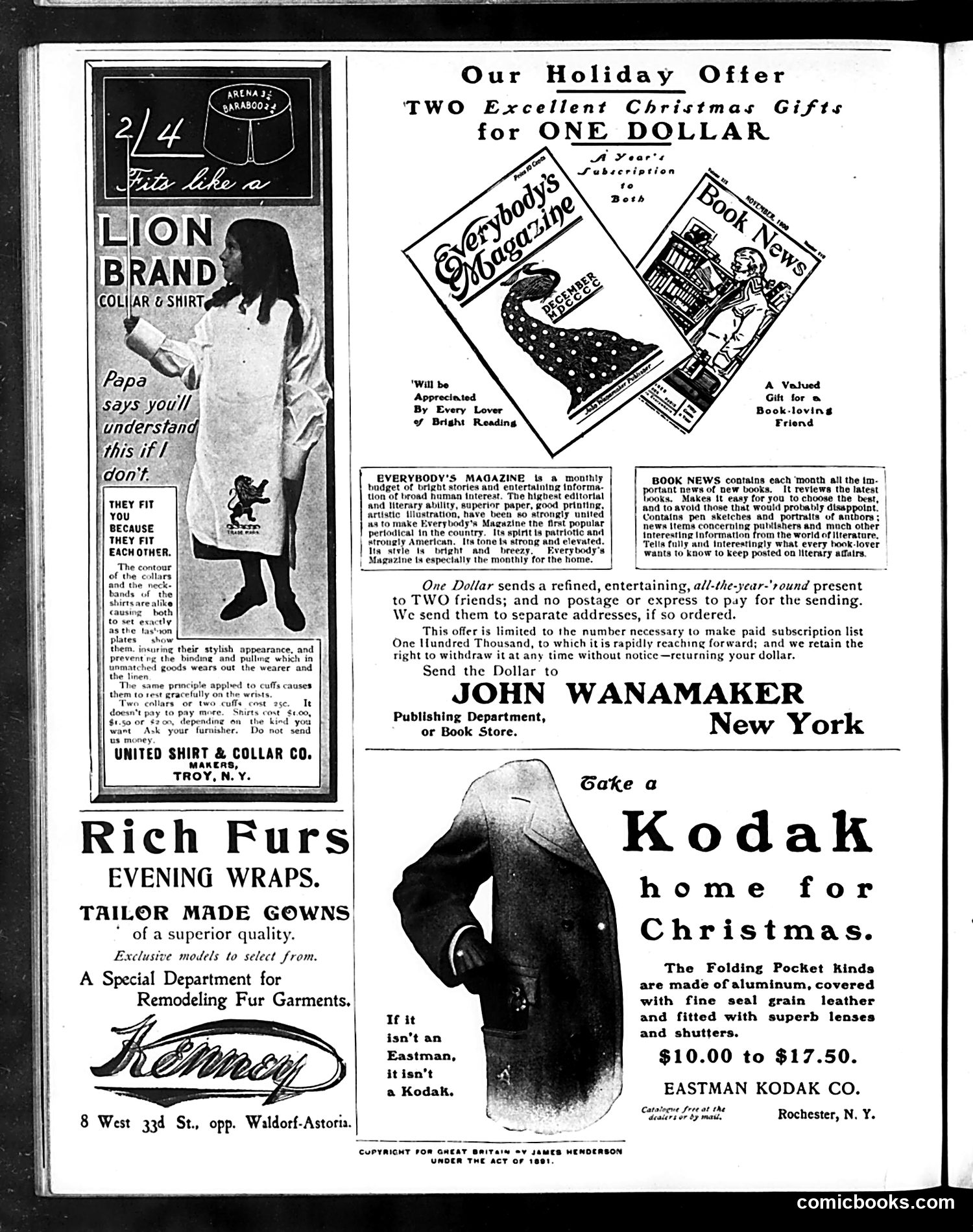 Life — December 6, 1900 — page 2: Life, 1900-12-06