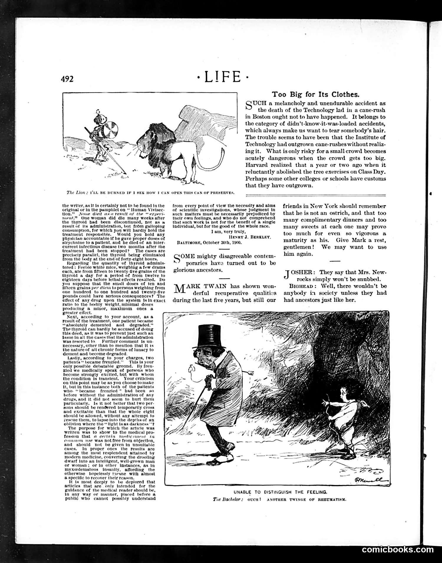 Life — December 6, 1900 — page 8: Life, 1900-12-06