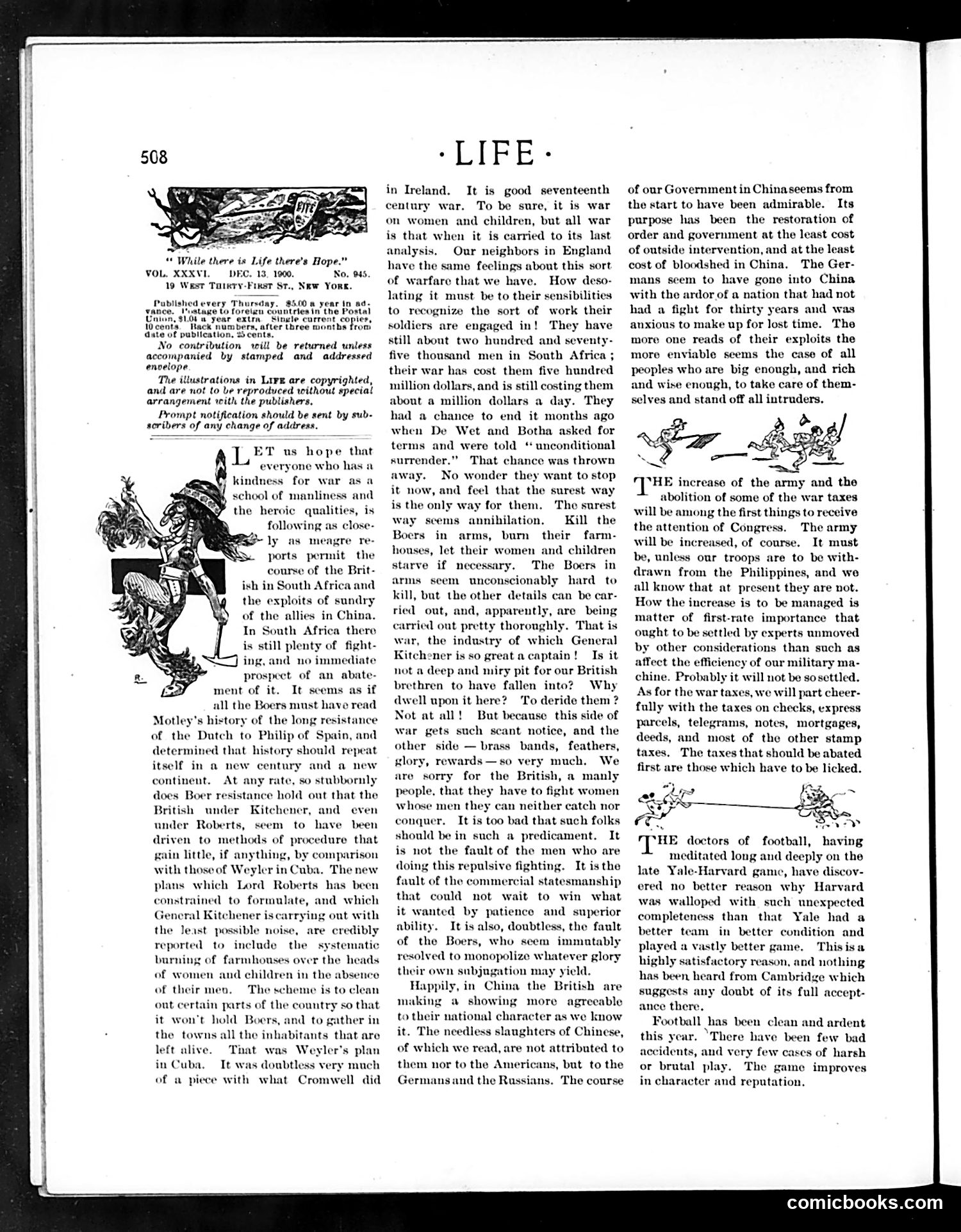 Life — December 13, 1900 — page 4: Life, 1900-12-13
