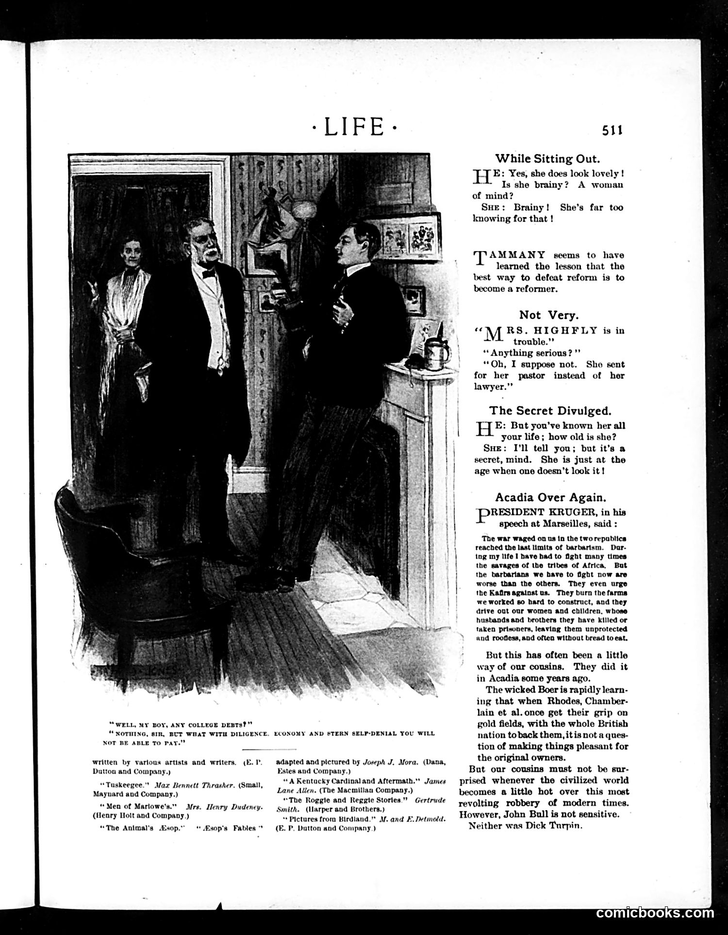 Life — December 13, 1900 — page 7: Life, 1900-12-13
