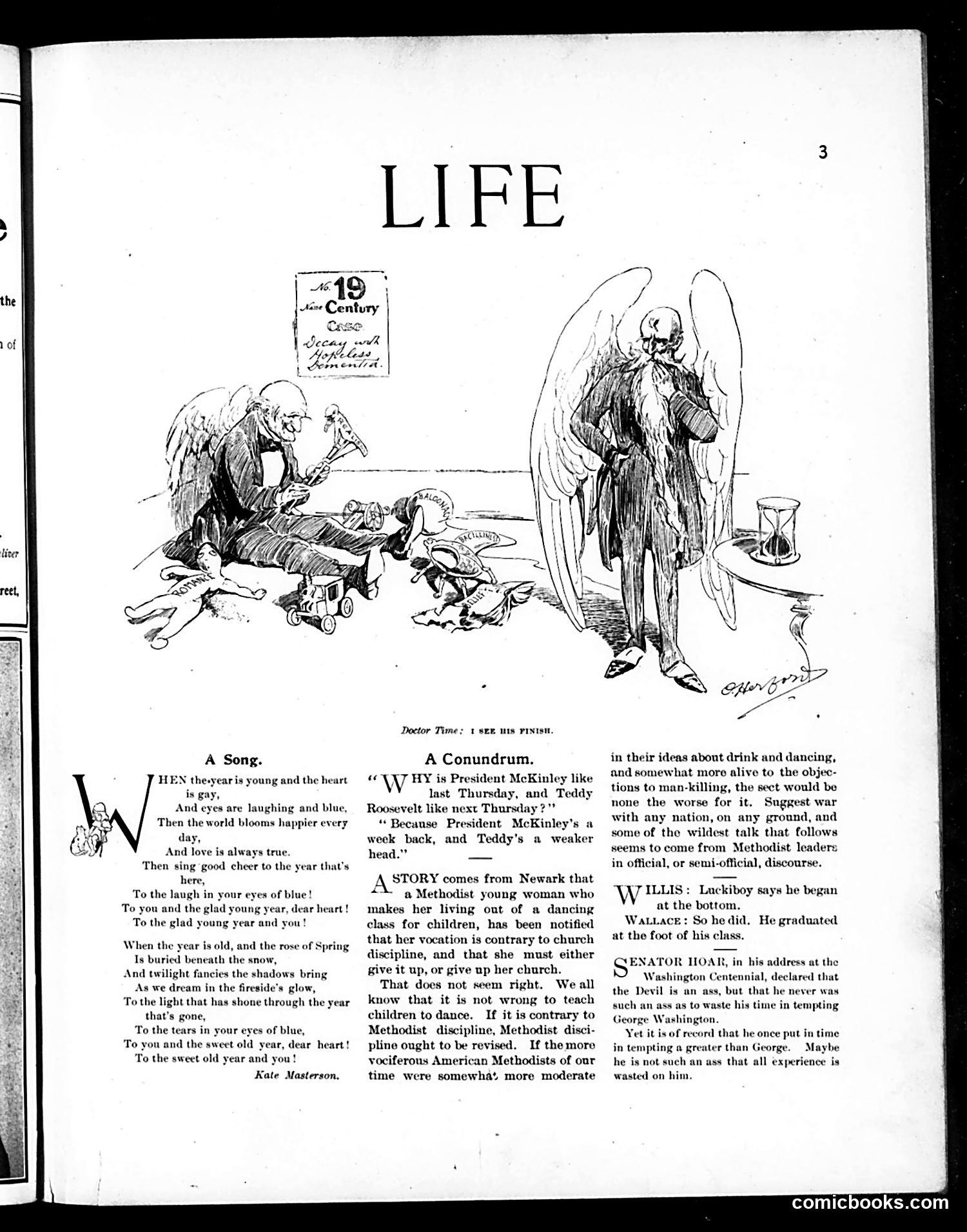 Life — January 3, 1901 — page 3: Life, 1901-01-03