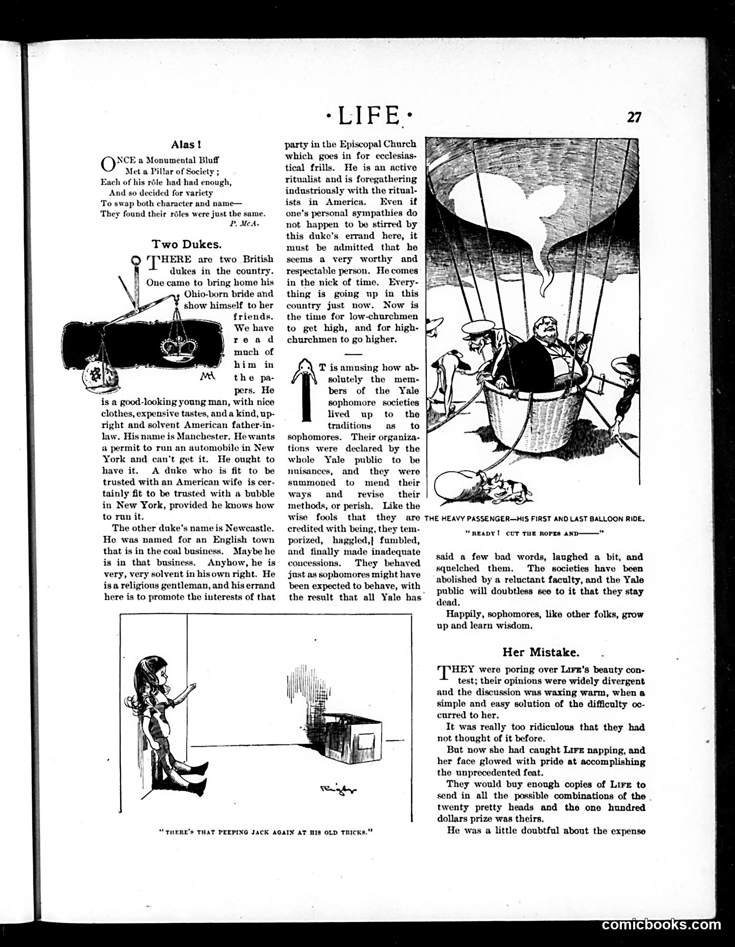 Life — January 10, 1901 — page 7: Life, 1901-01-10