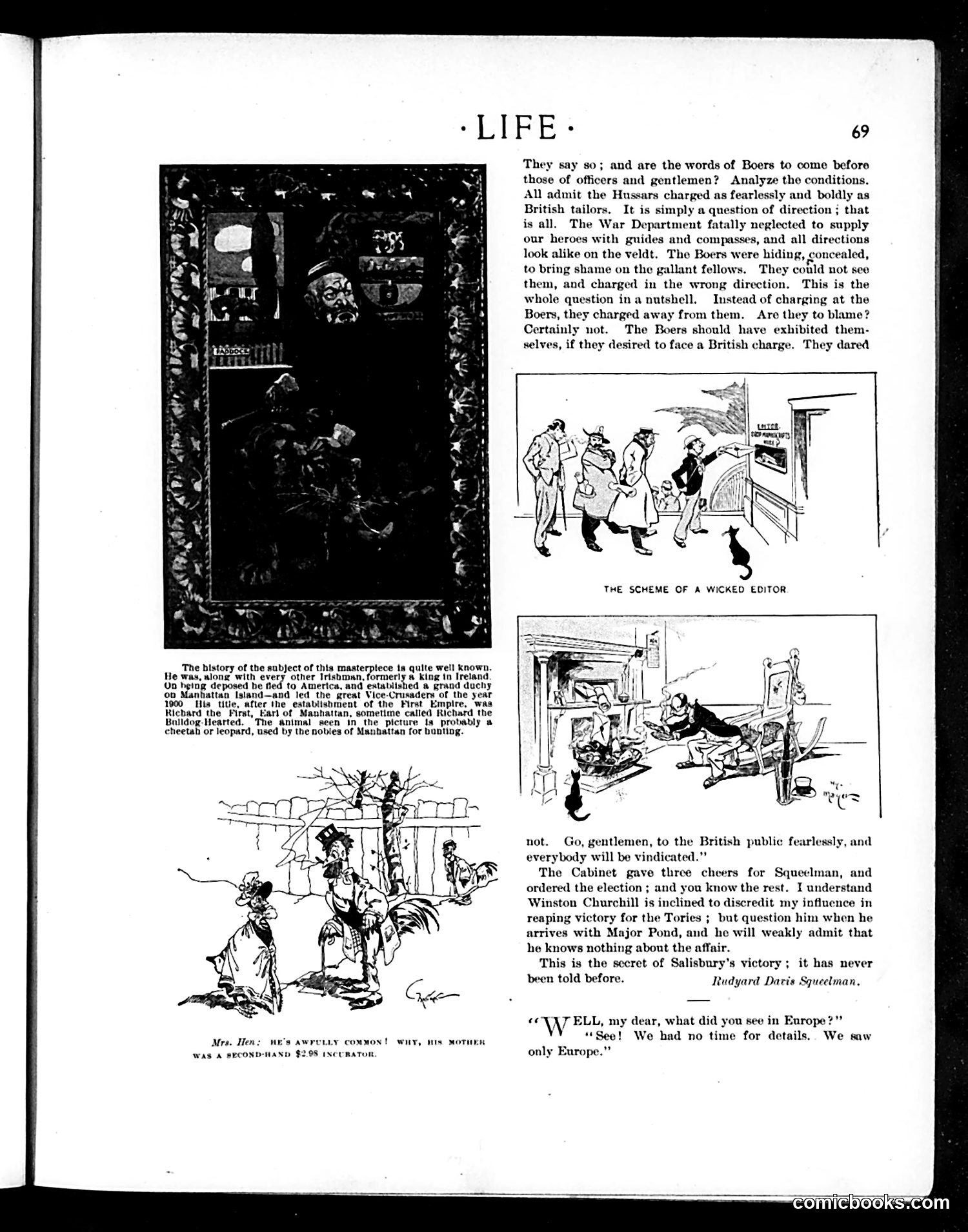 Life — January 24, 1901 — page 9: Life, 1901-01-24