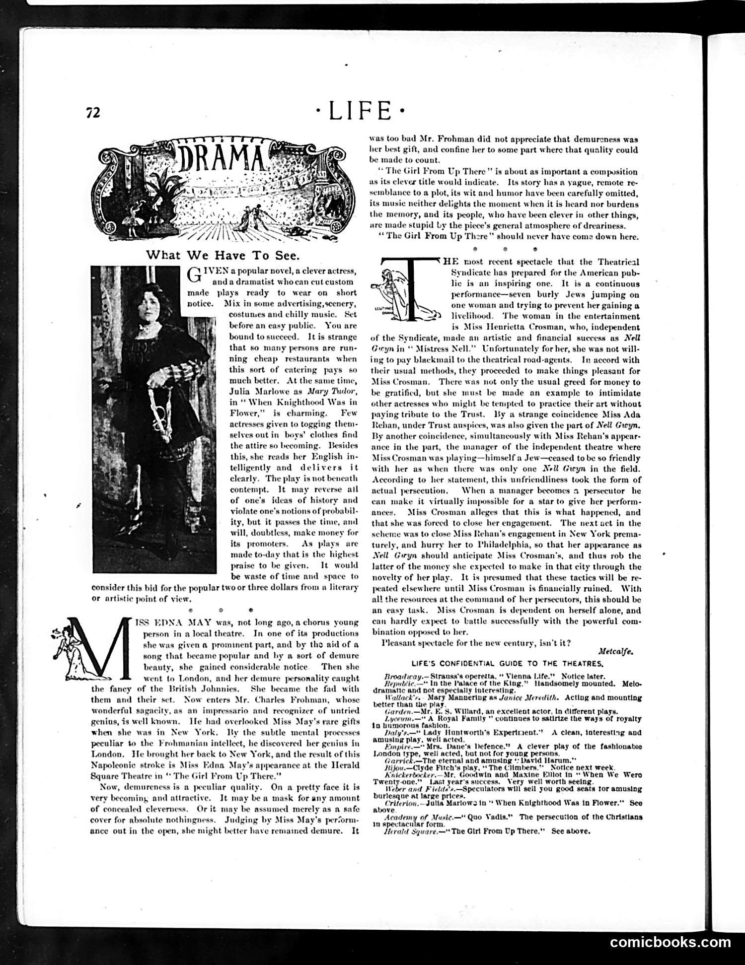 Life — January 24, 1901 — page 12: Life, 1901-01-24