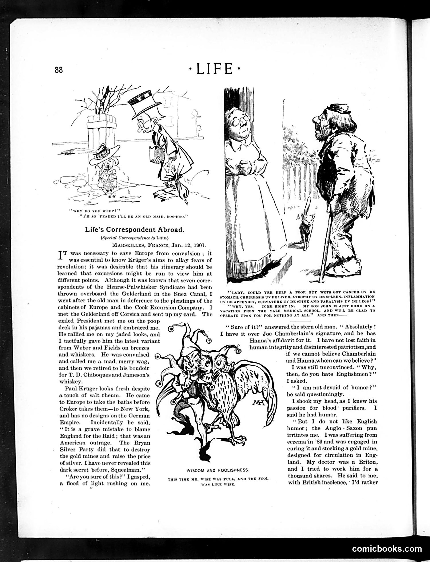 Life — January 31, 1901 — page 8: Life, 1901-01-31