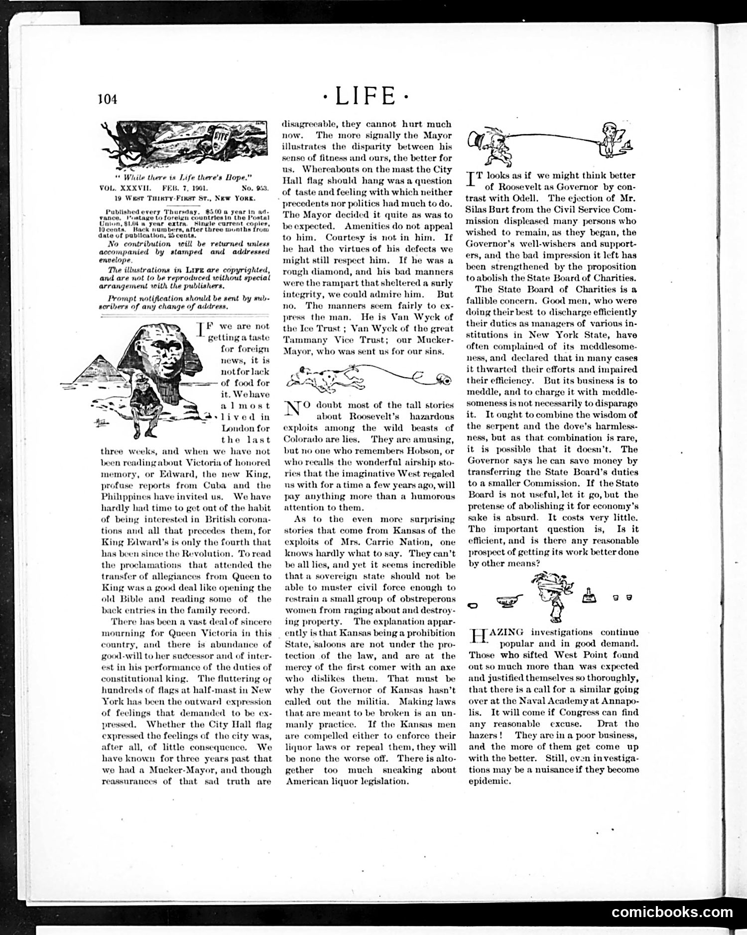 Life — February 7, 1901 — page 4: Life, 1901-02-07