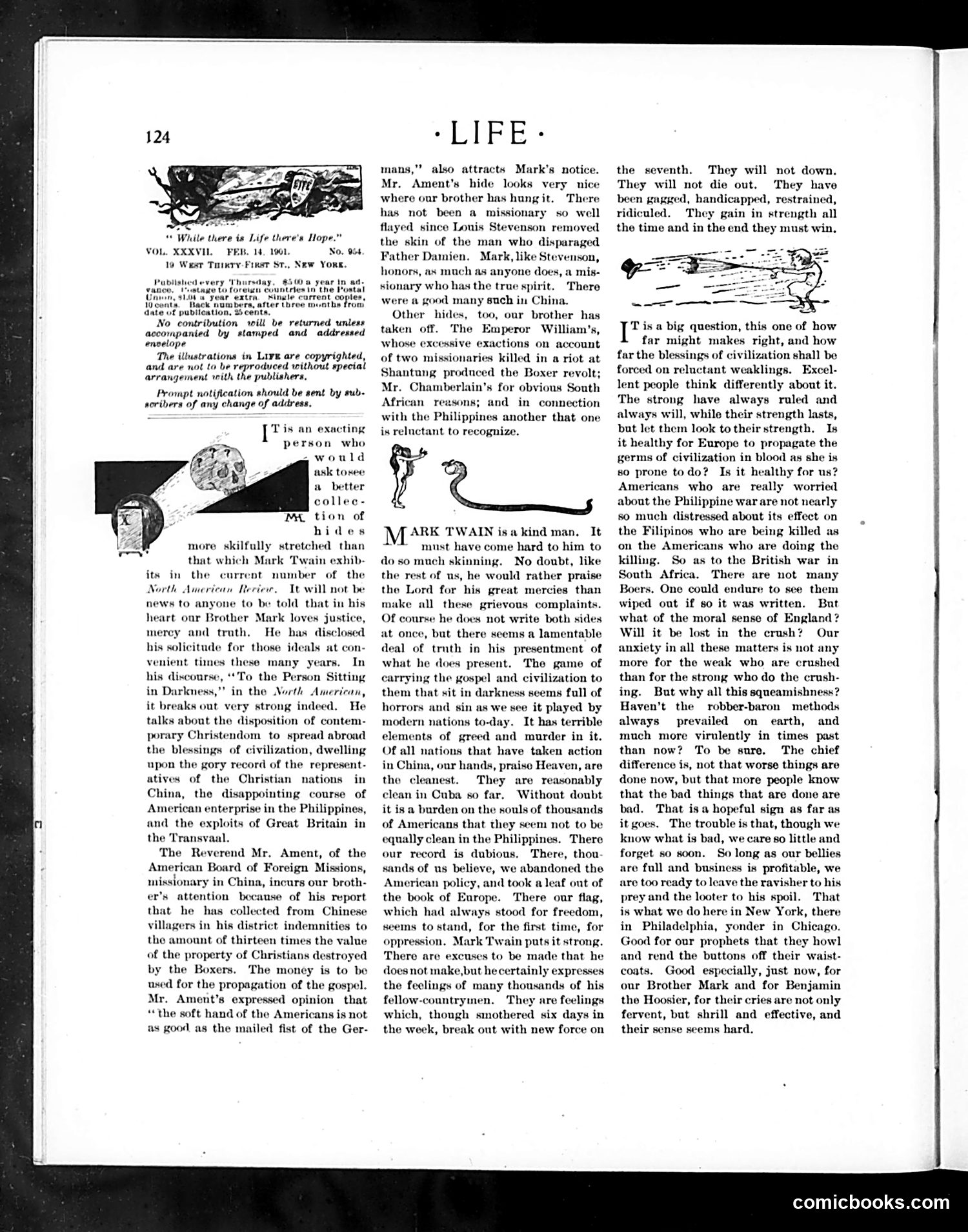 Life — February 14, 1901 — page 4: Life, 1901-02-14