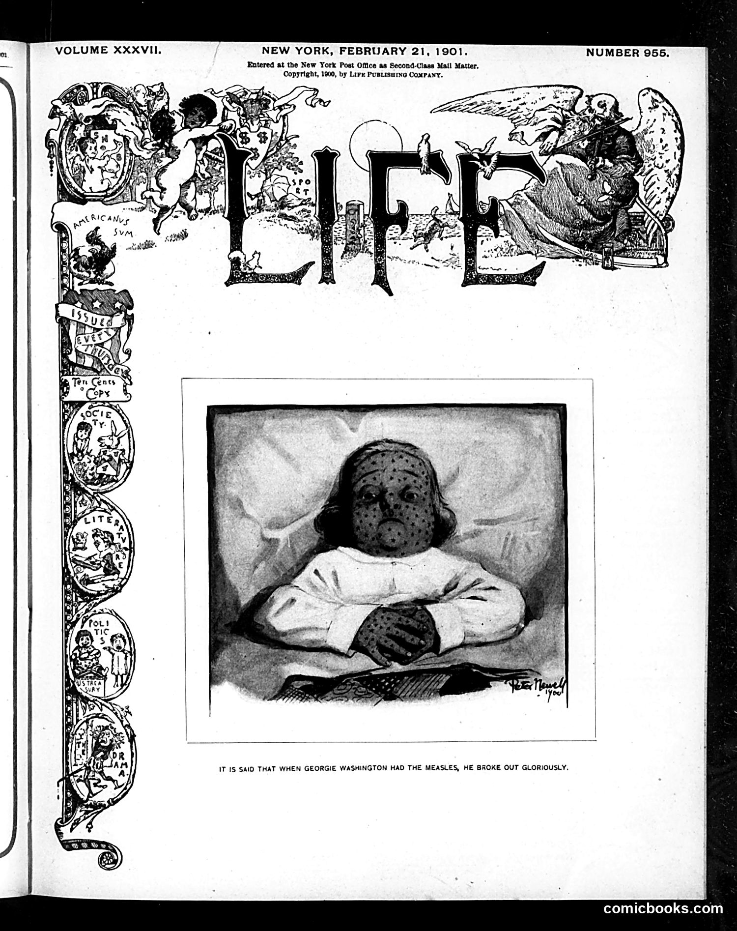 Life — February 21, 1901 — page 1: Life, 1901-02-21