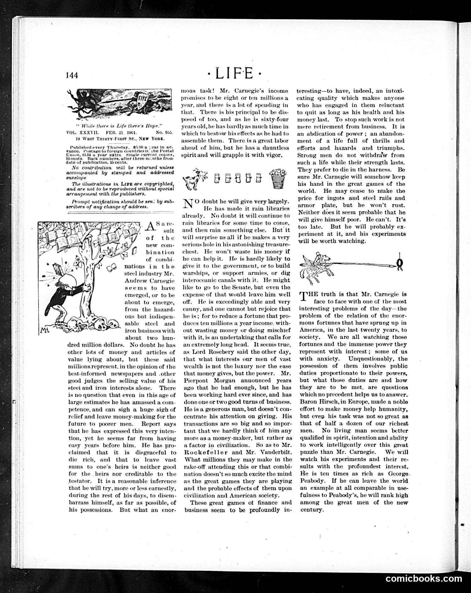 Life — February 21, 1901 — page 4: Life, 1901-02-21