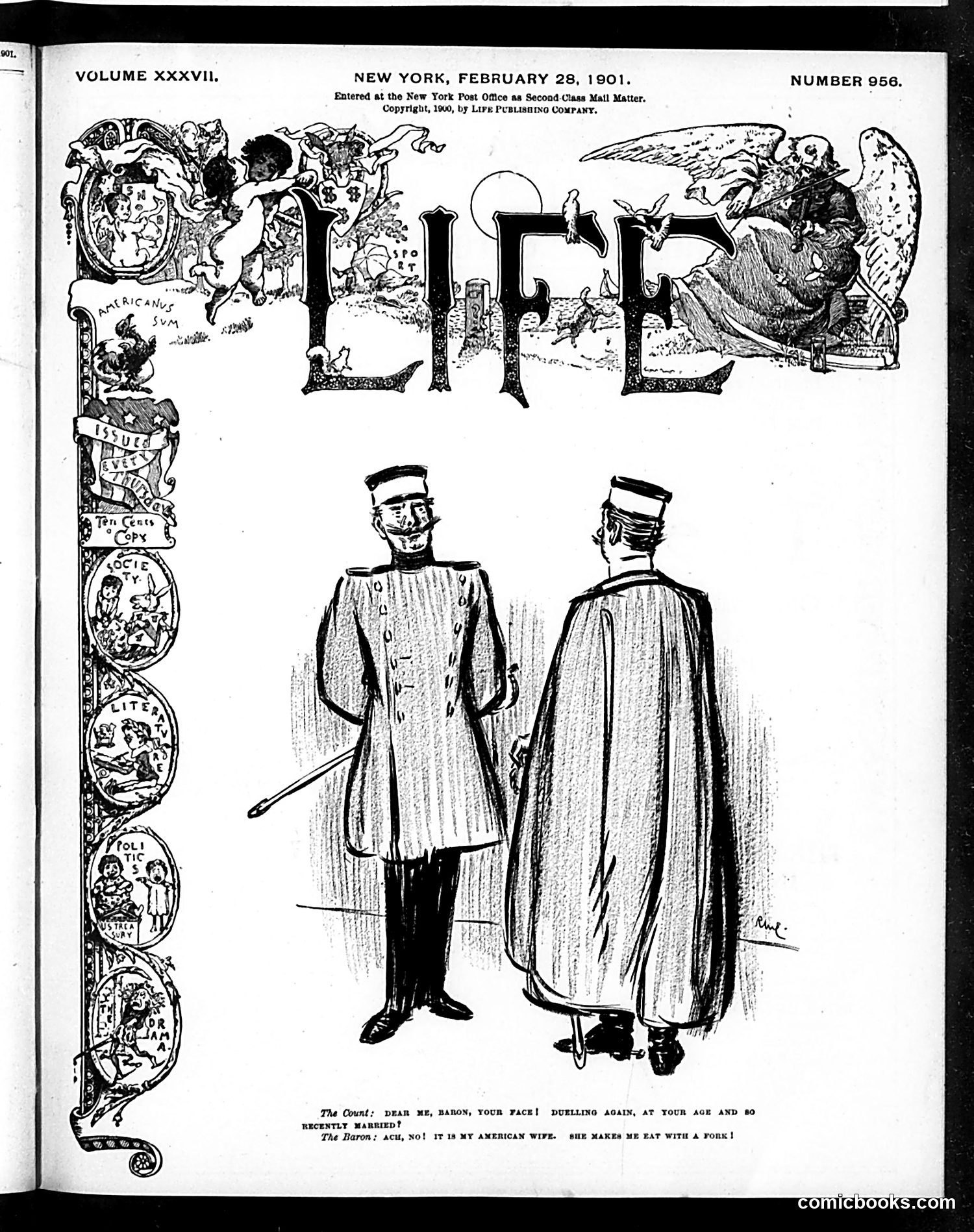 Life — February 28, 1901 — page 1: Life, 1901-02-28
