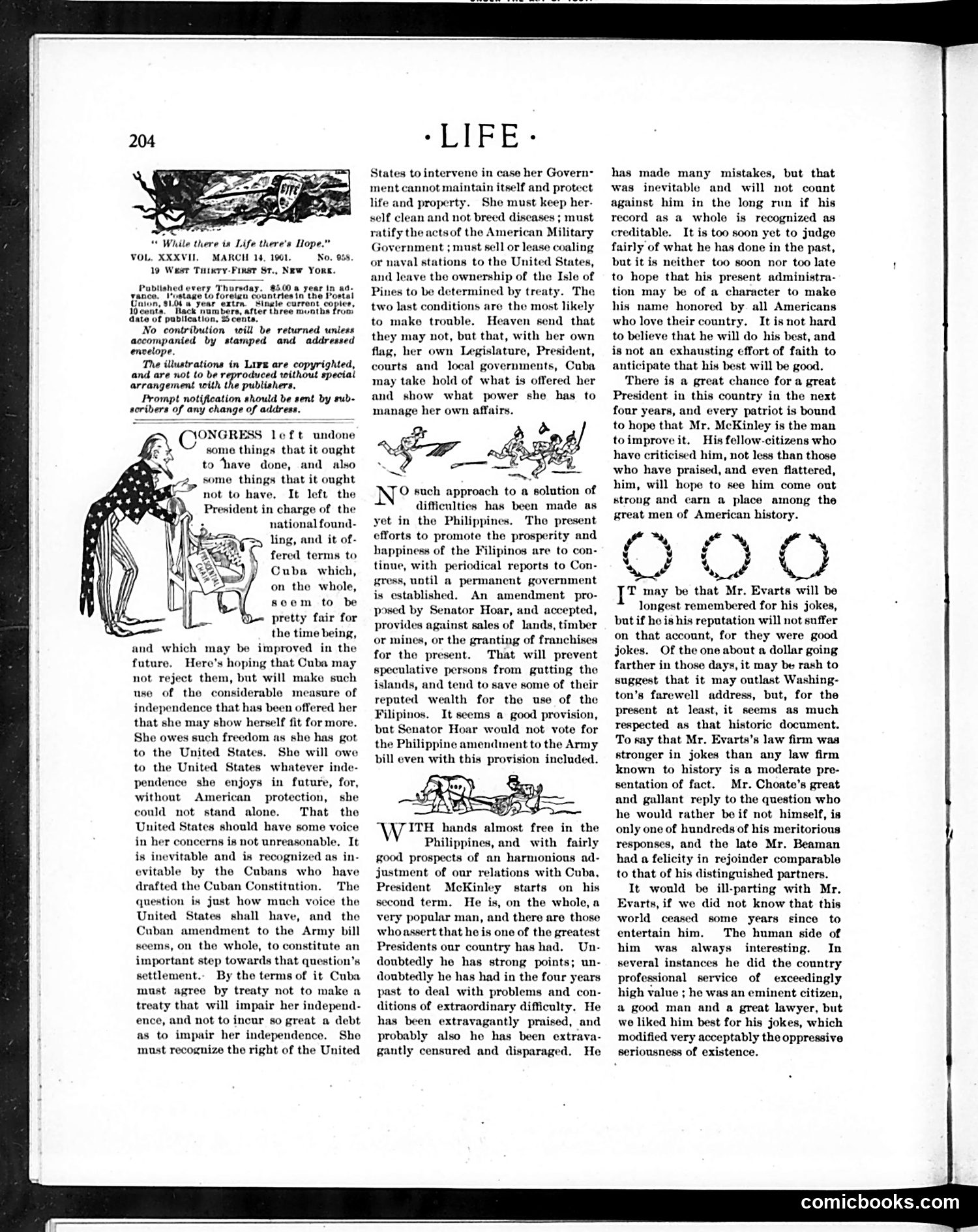 Life — March 14, 1901 — page 4: Life, 1901-03-14