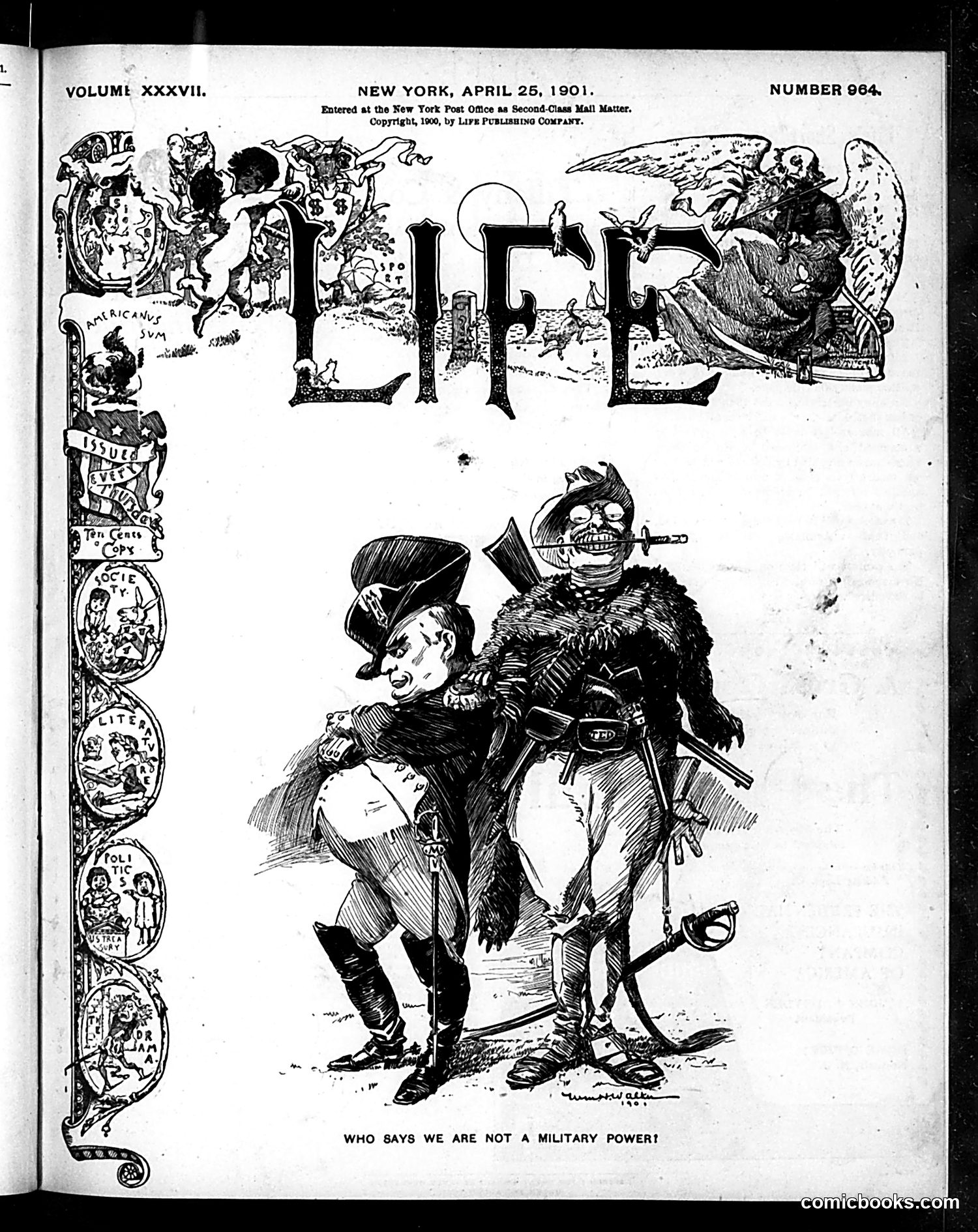 Life — April 25, 1901 — page 1: Life, 1901-04-25