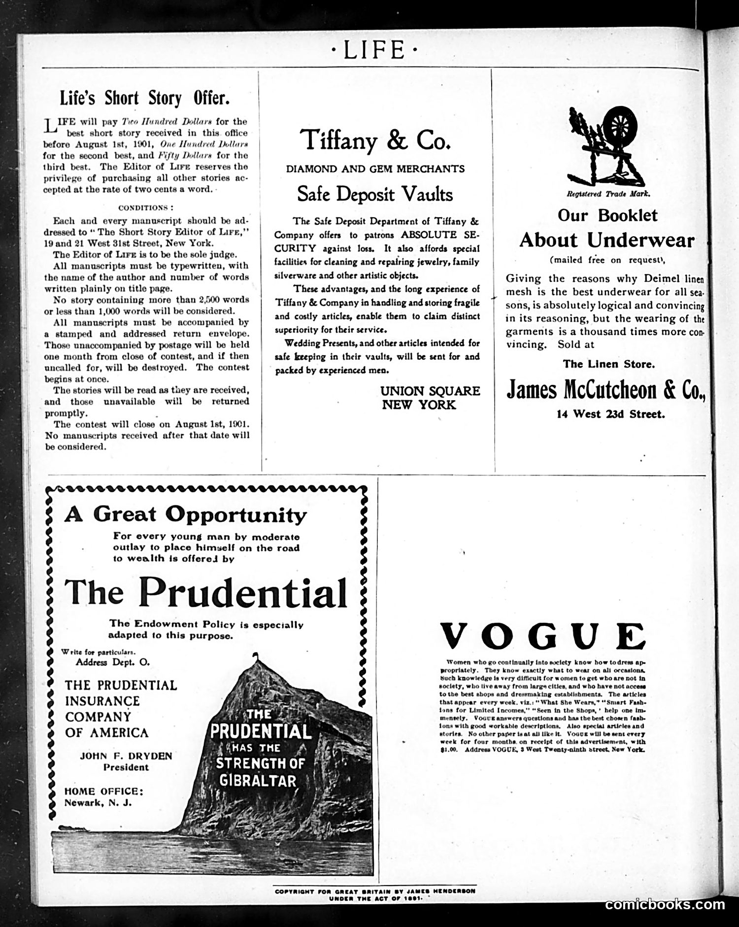 Life — April 25, 1901 — page 2: Life, 1901-04-25