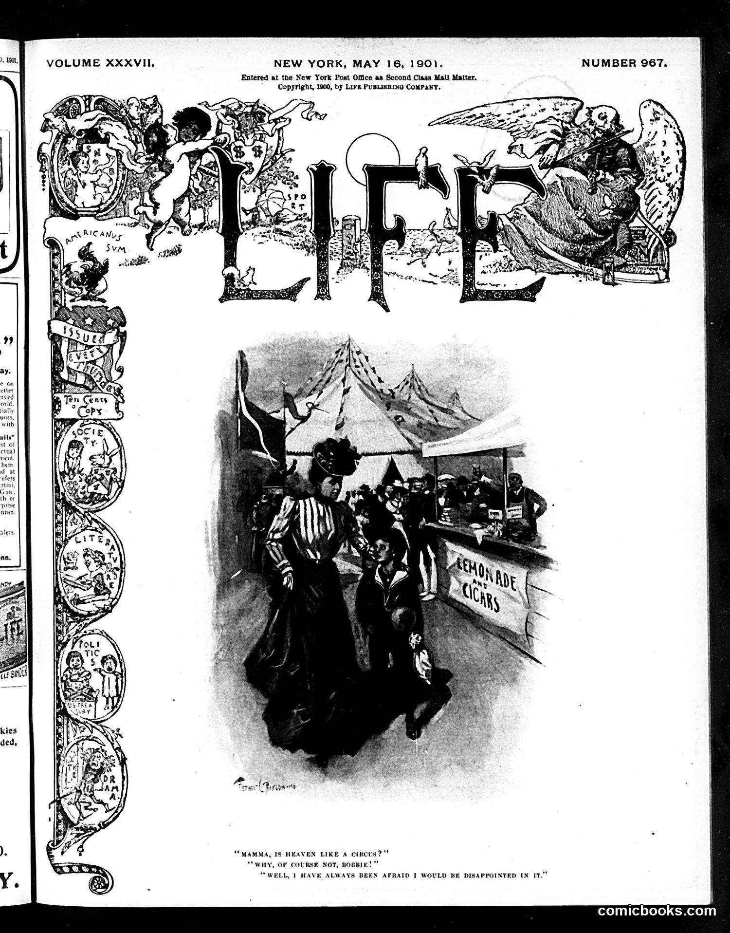 Life — May 16, 1901 — page 1: Life, 1901-05-16