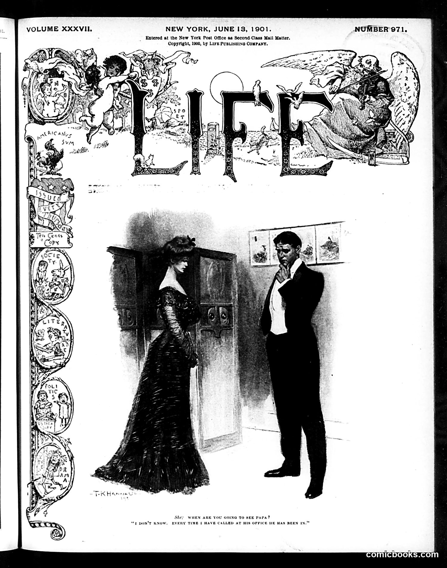 Life — June 13, 1901 — page 1: Life, 1901-06-13