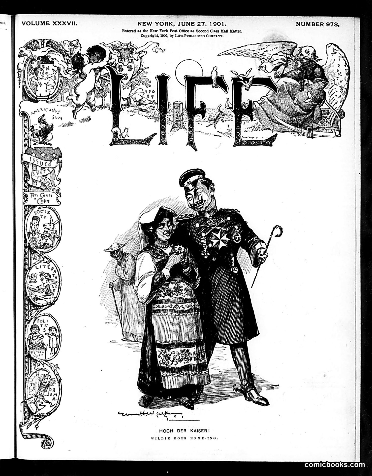 Life — June 27, 1901 — page 1: Life, 1901-06-27