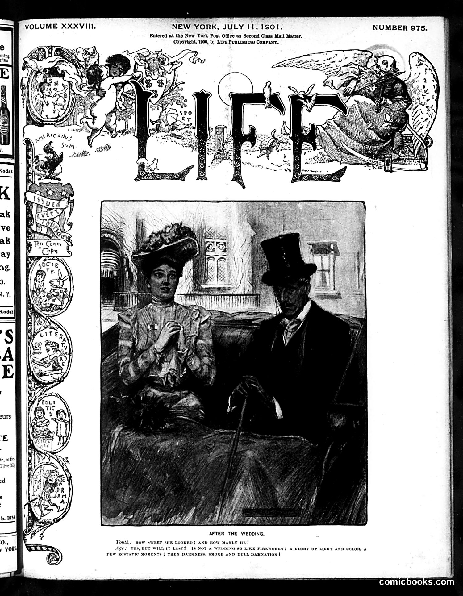 Life — July 11, 1901 — page 1: Life, 1901-07-11