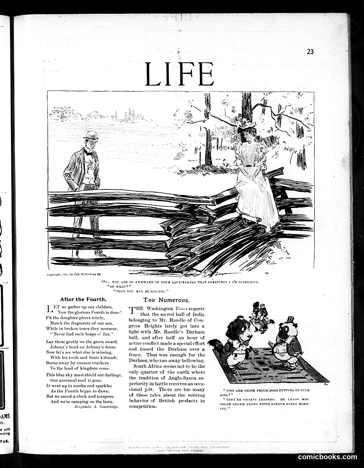 Life — July 11, 1901 — page 3: Life, 1901-07-11
