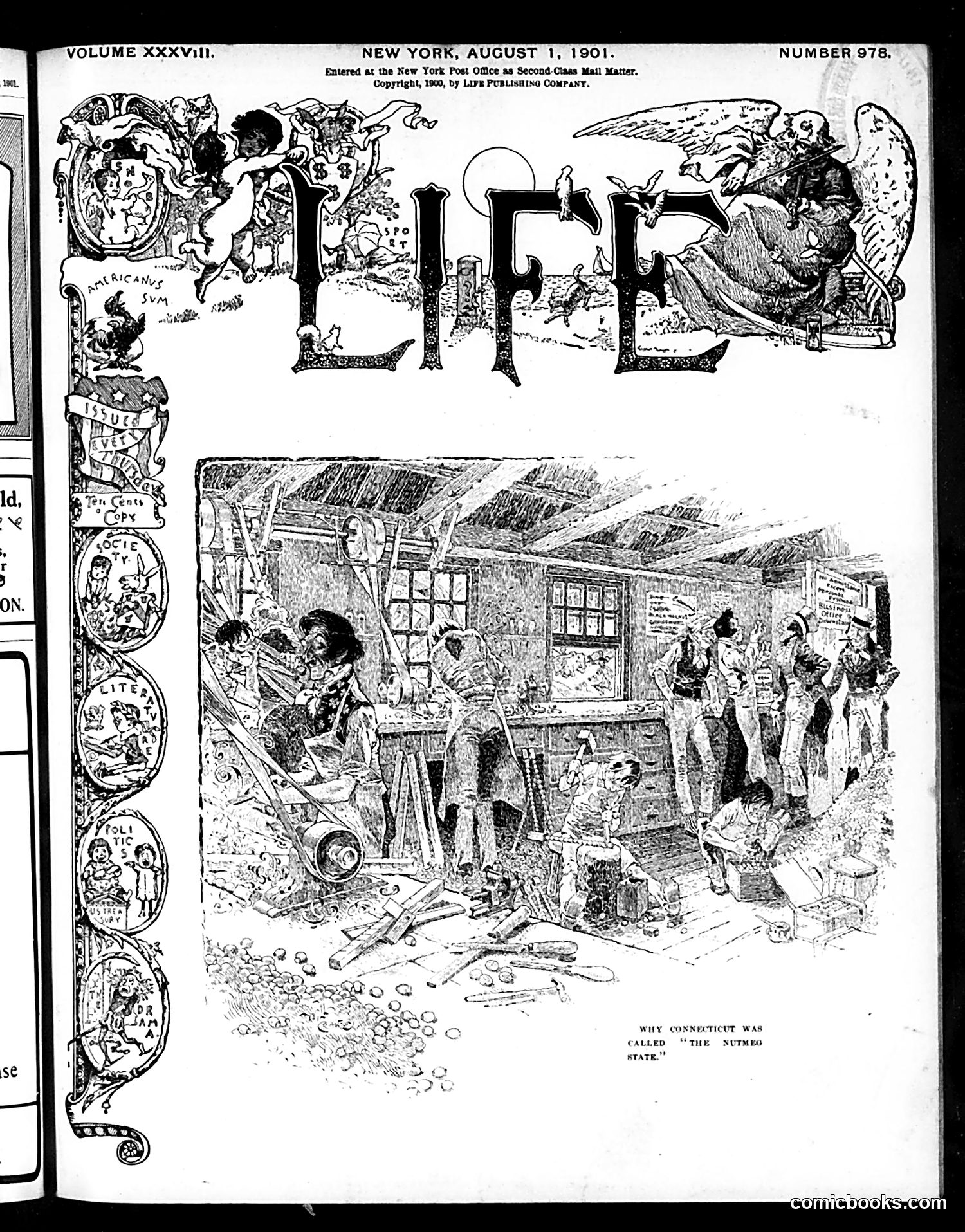 Life — August 1, 1901 — page 1: Life, 1901-08-01