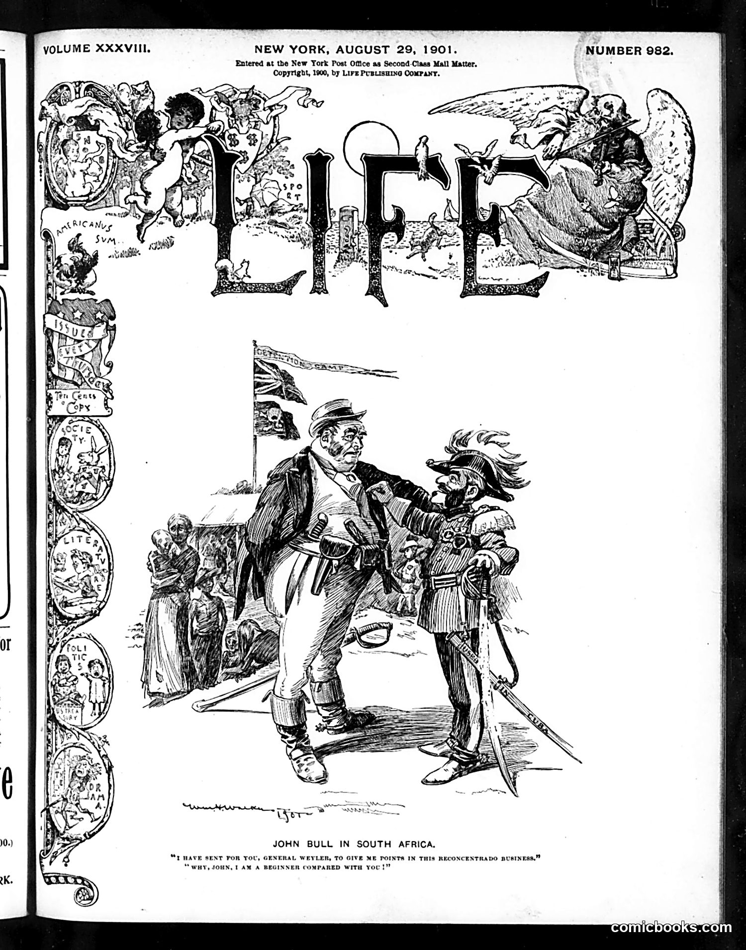Life — August 29, 1901 — page 1: Life, 1901-08-29