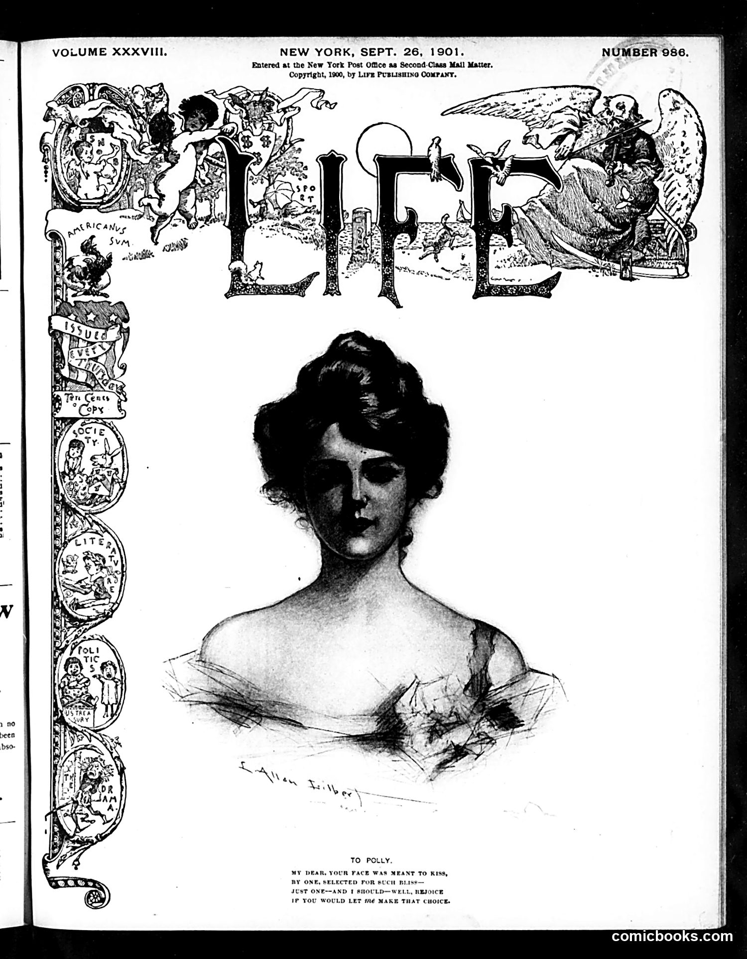 Life — September 26, 1901 — page 1: Life, 1901-09-26