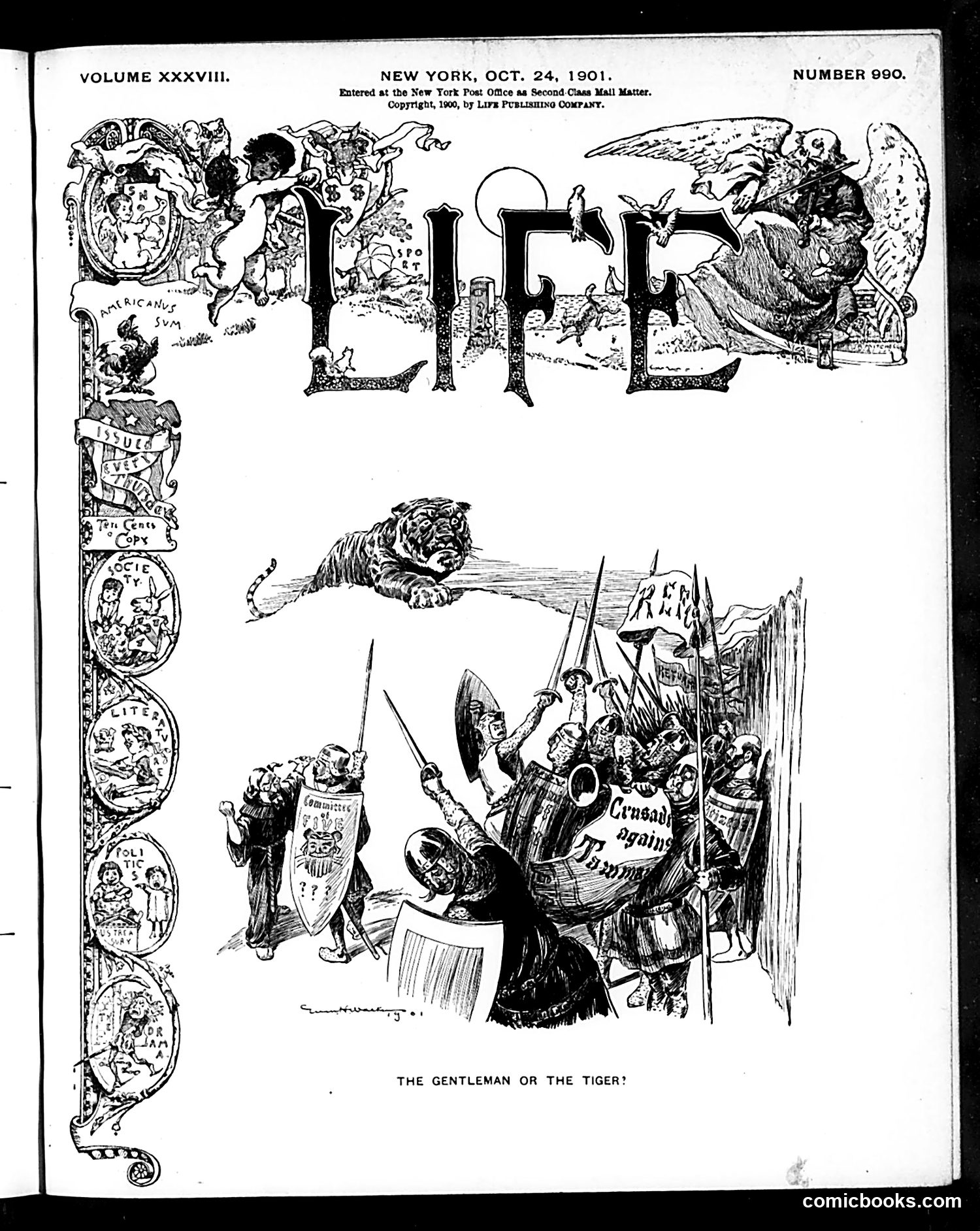 Life — October 24, 1901 — page 1: Life, 1901-10-24