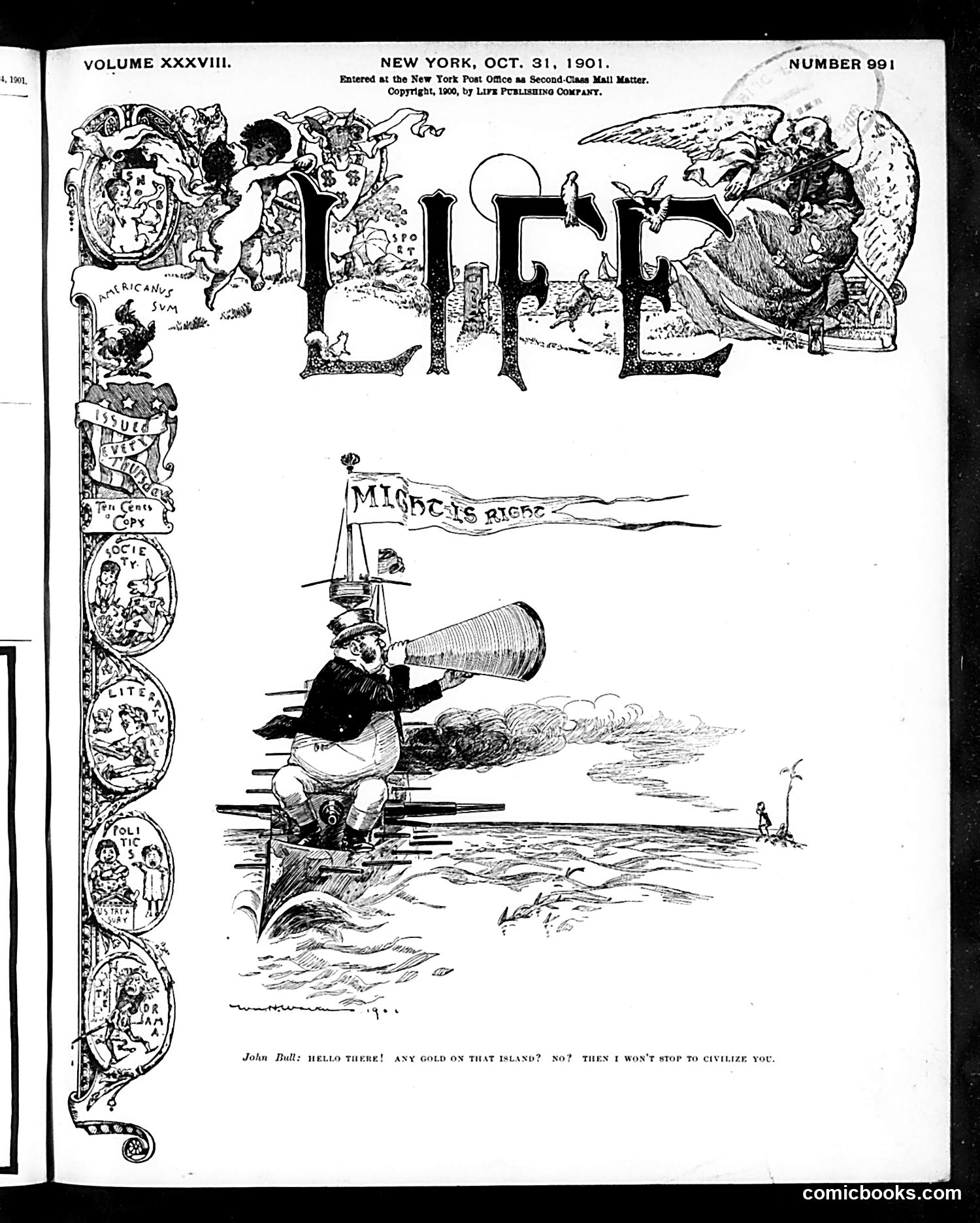 Life — October 31, 1901 — page 1: Life, 1901-10-31