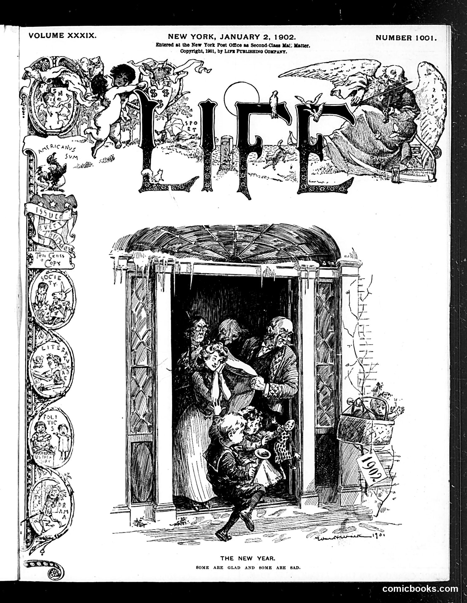 Life — January 2, 1902 — page 1: Life, 1902-01-02
