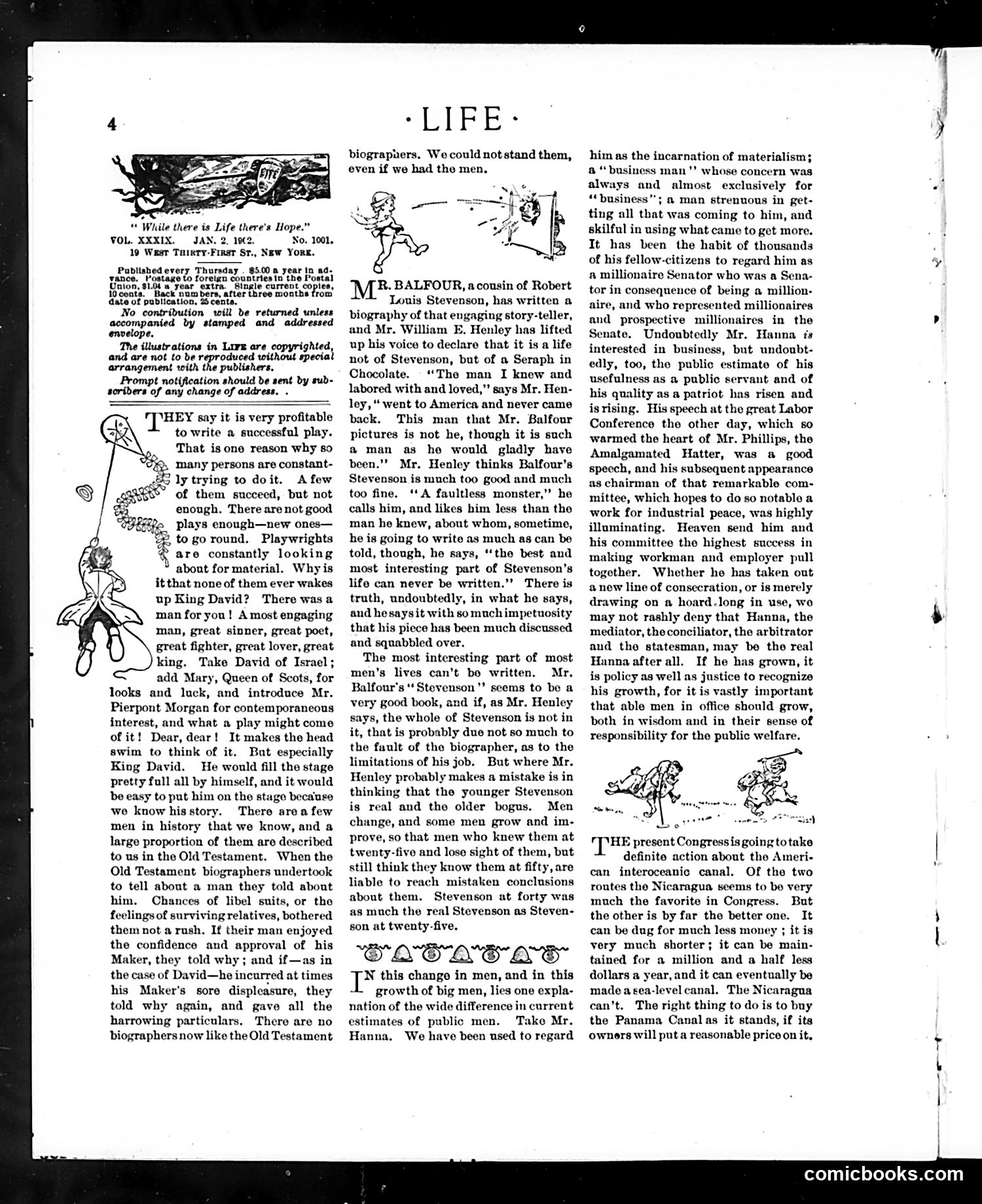 Life — January 2, 1902 — page 4: Life, 1902-01-02
