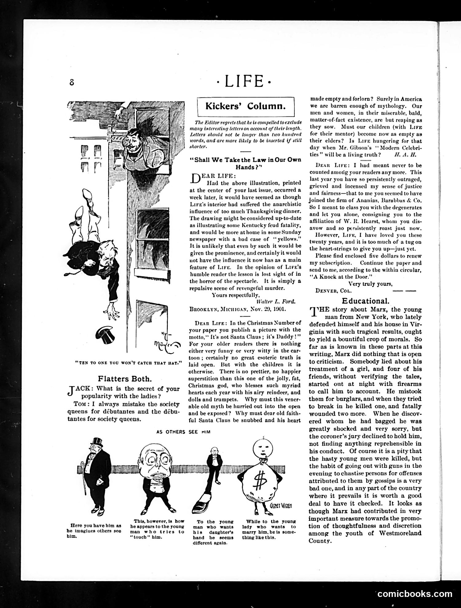 Life — January 2, 1902 — page 8: Life, 1902-01-02
