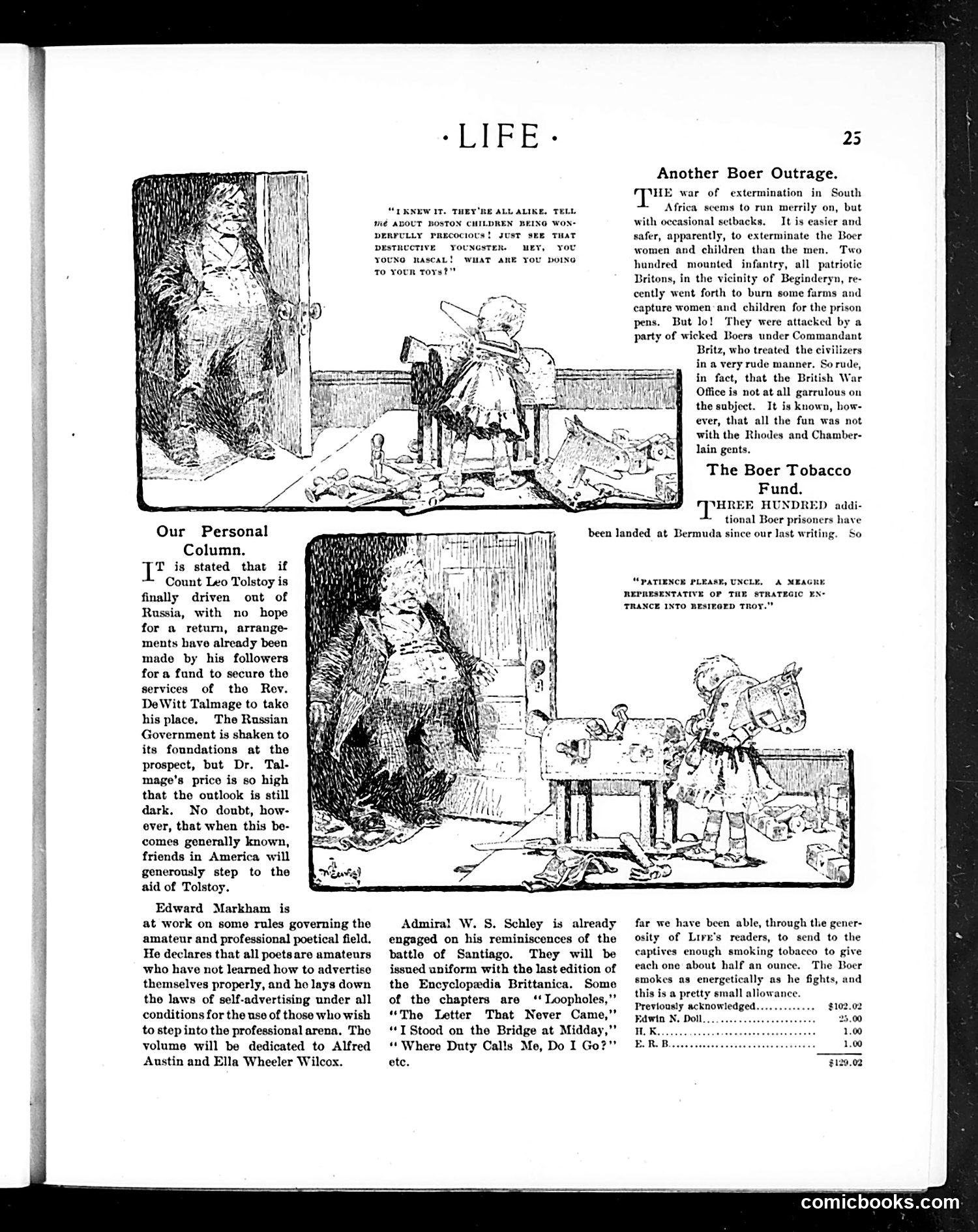 Life — January 9, 1902 — page 5: Life, 1902-01-09