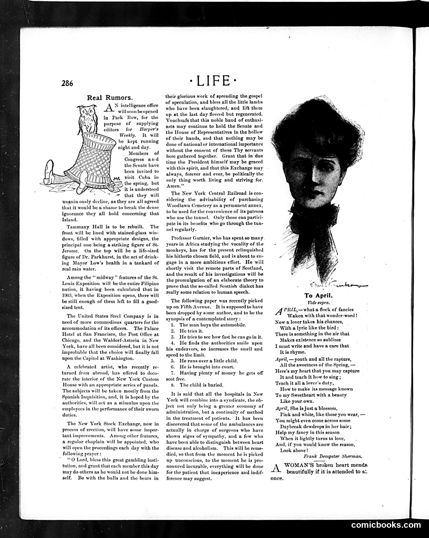 Life — April 3, 1902 — page 8: Life, 1902-04-03