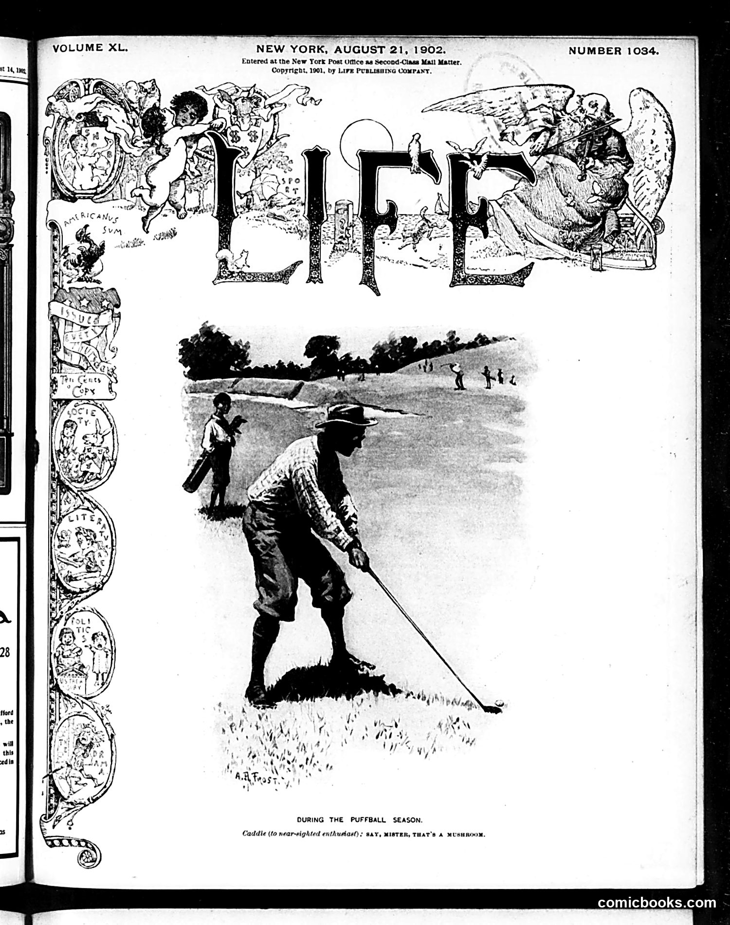 Life — August 21, 1902 — page 1: Life, 1902-08-21