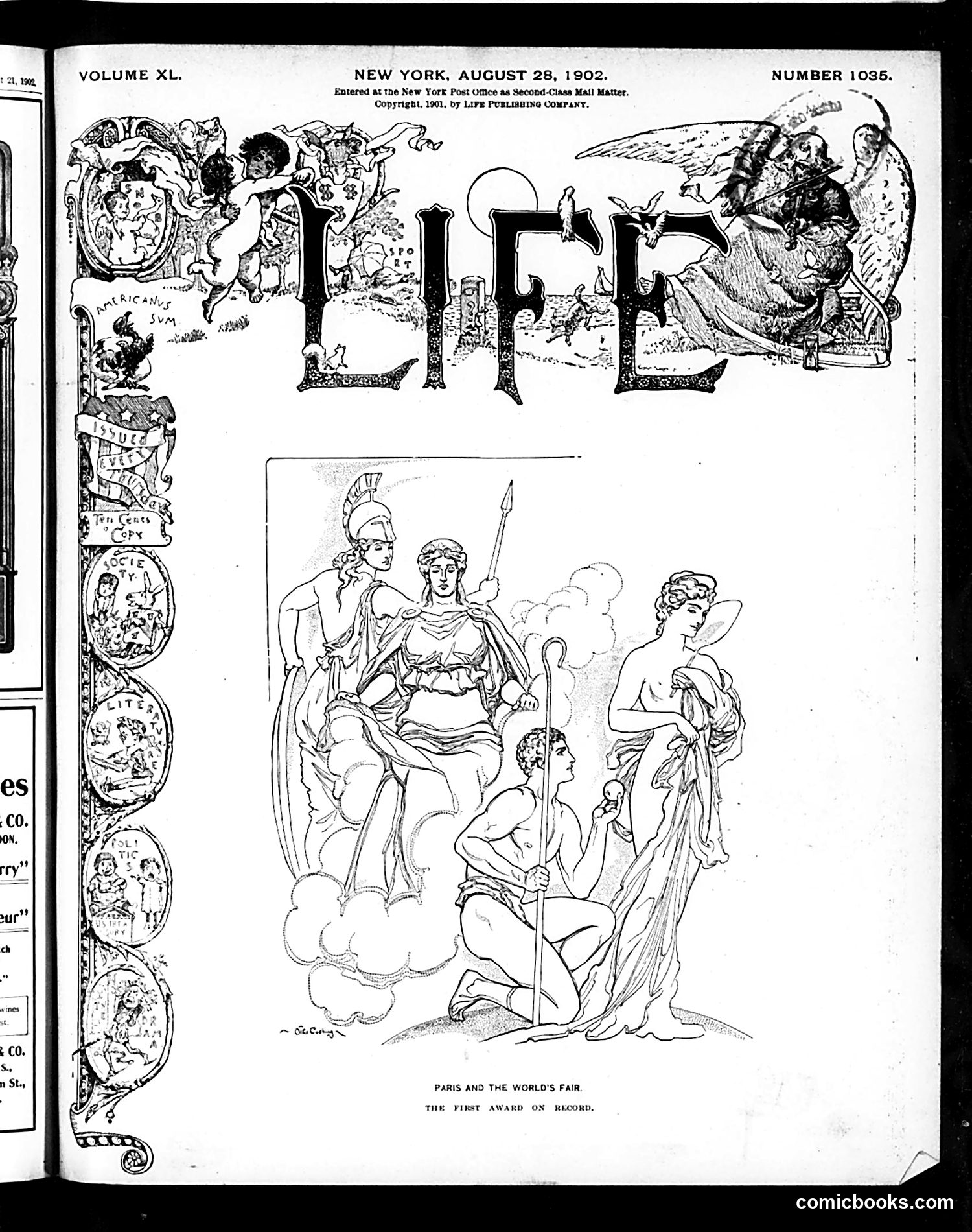 Life — August 28, 1902 — page 1: Life, 1902-08-28