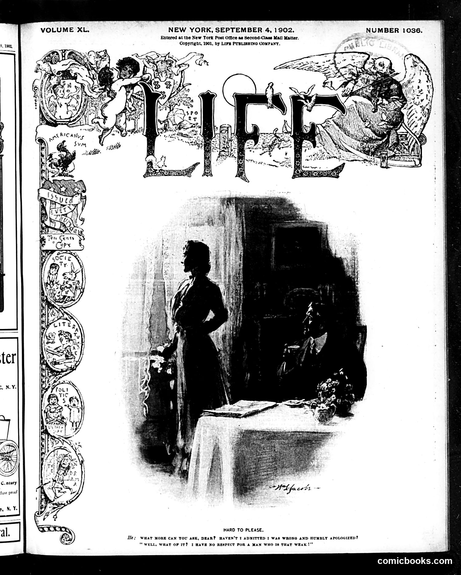 Life — September 4, 1902 — page 1: Life, 1902-09-04