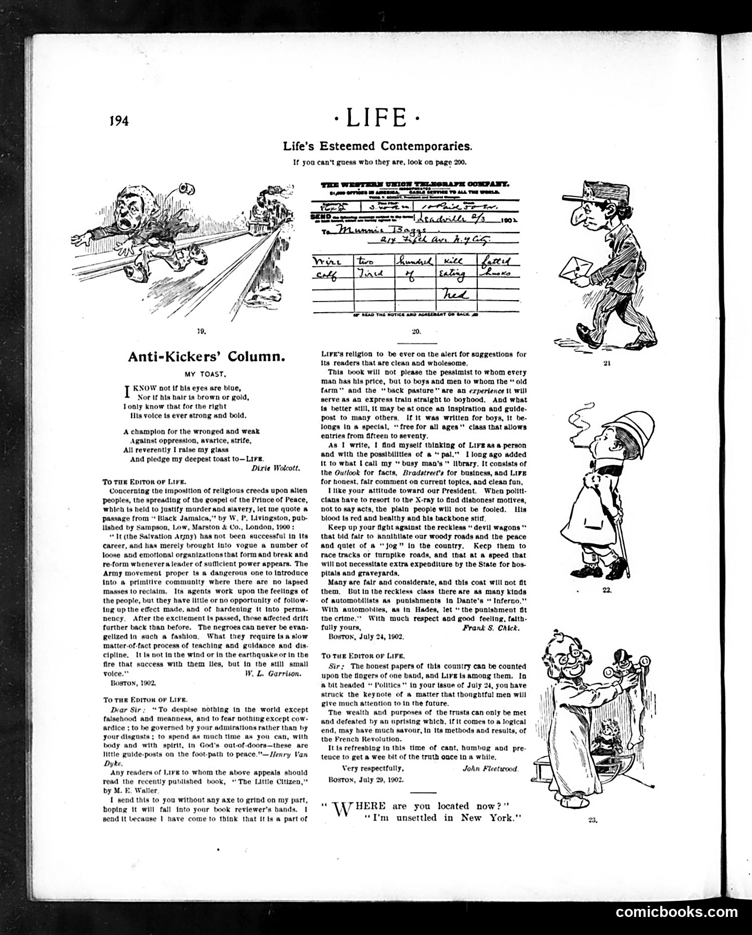 Life — September 4, 1902 — page 8: Life, 1902-09-04